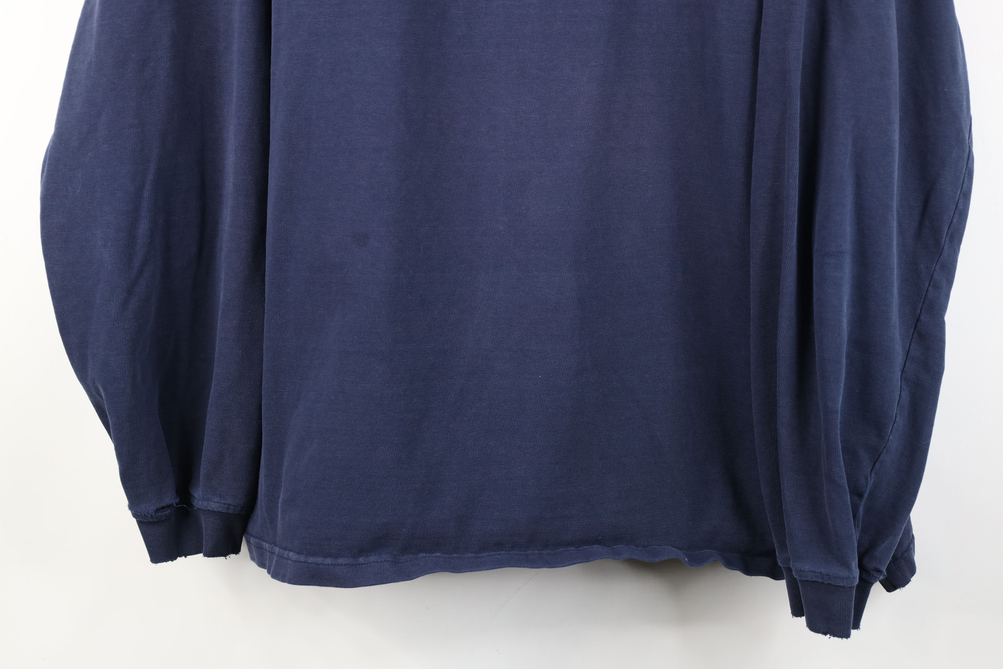Vintage Vintage 90s Streetwear Ribbed Knit Long Sleeve Rugby Polo Size US XL / EU 56 / 4 - 3 Thumbnail