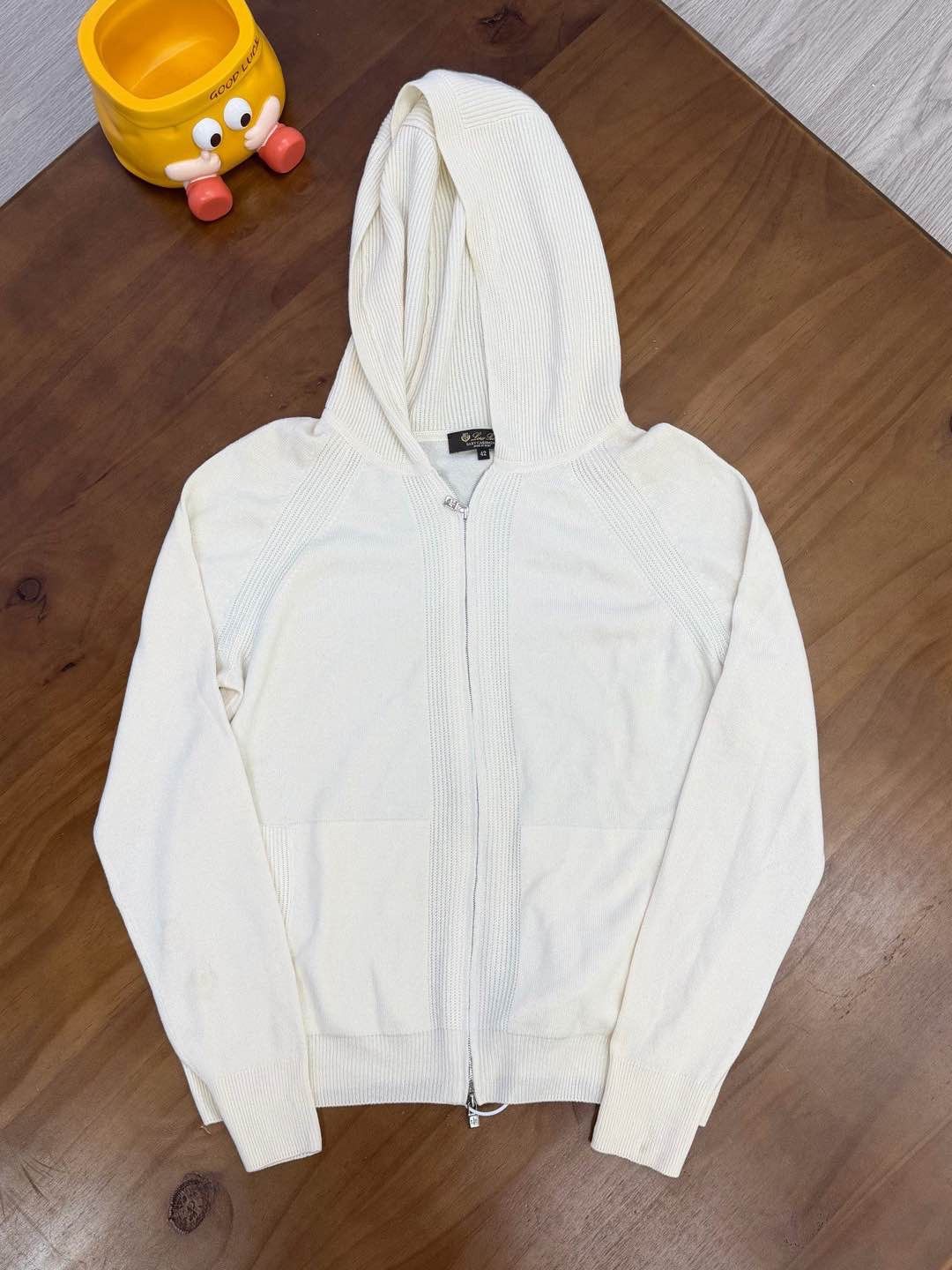 Loro Piana Loro Piana Baby Cashmere Zip Hoodie Size 42 Size M / US 6-8 / IT 42-44 - 1 Thumbnail