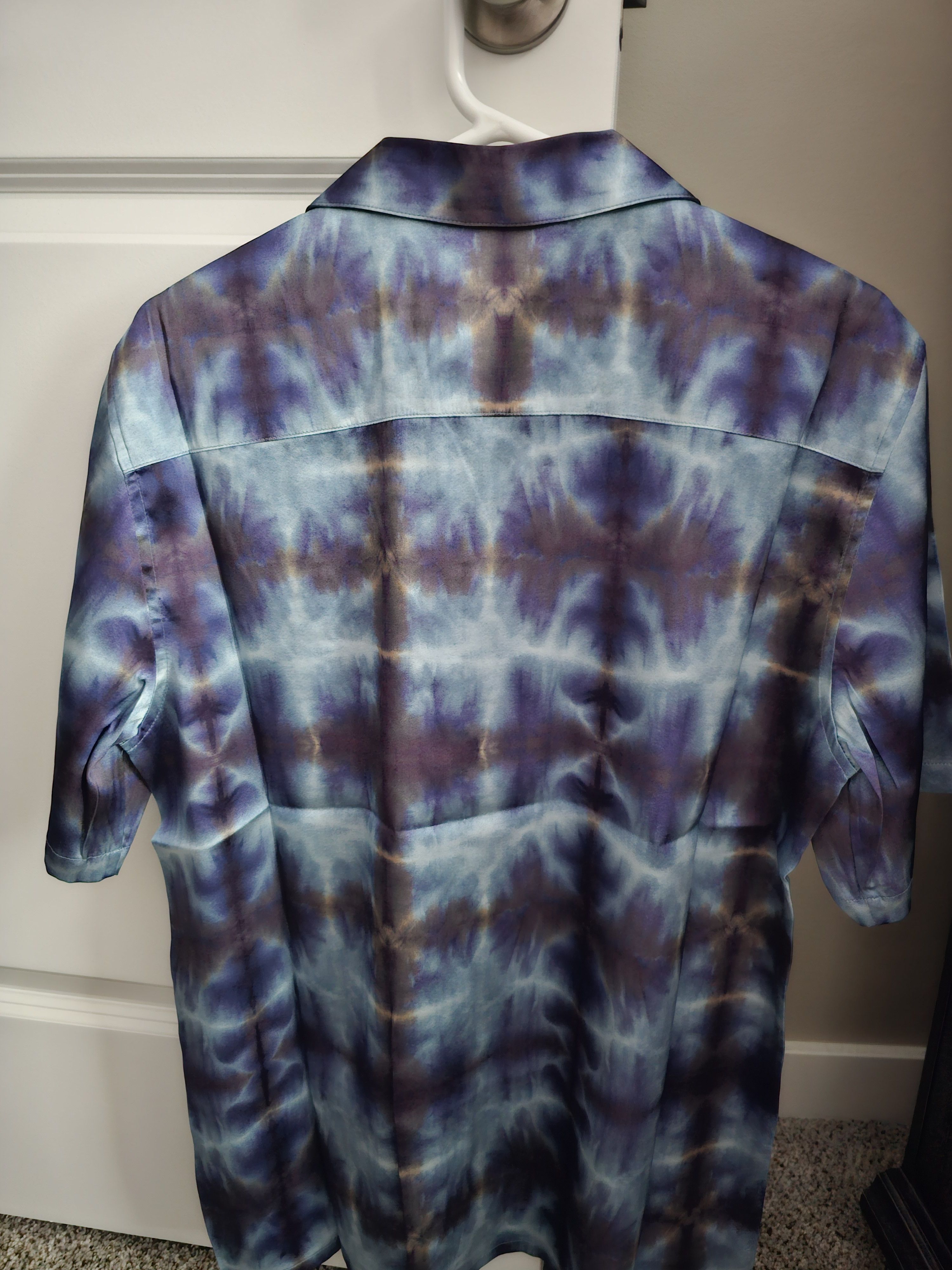 Nahmias Nahmias Tye Dye Miracle Academy Silk Shirt Size US M / EU 48-50 / 2 - 2 Thumbnail