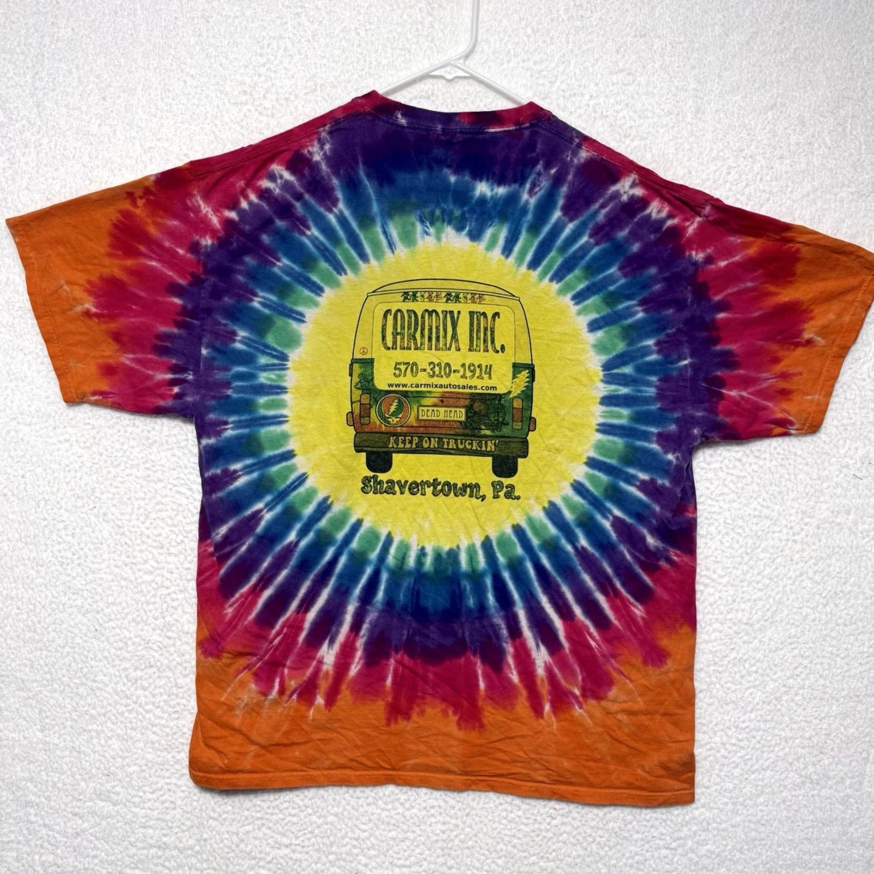 Port & Company Port & Company Tie Dye T-Shirt Sz XL Men Crew Neck Multicolor 2010-2019 Grateful Dead Collaboration Hippie Band Shirt Size XL Mens Size US XL / EU 56 / 4 - 3 Thumbnail