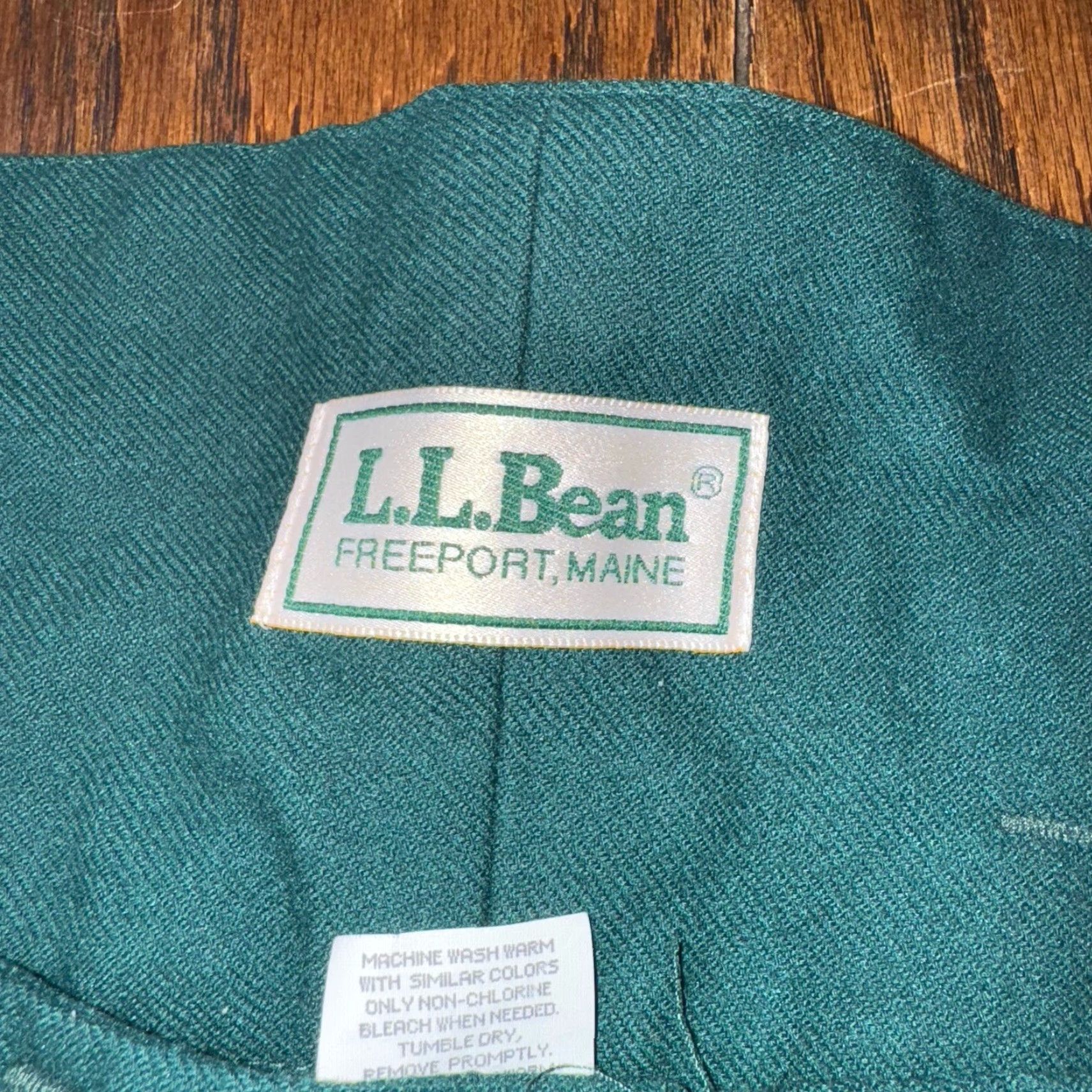 Vintage VINTAGE LL Bean Pants Mens 38x29 Green Heavy Field Hunting Logger Trousers Size US 38 / EU 54 - 5 Thumbnail