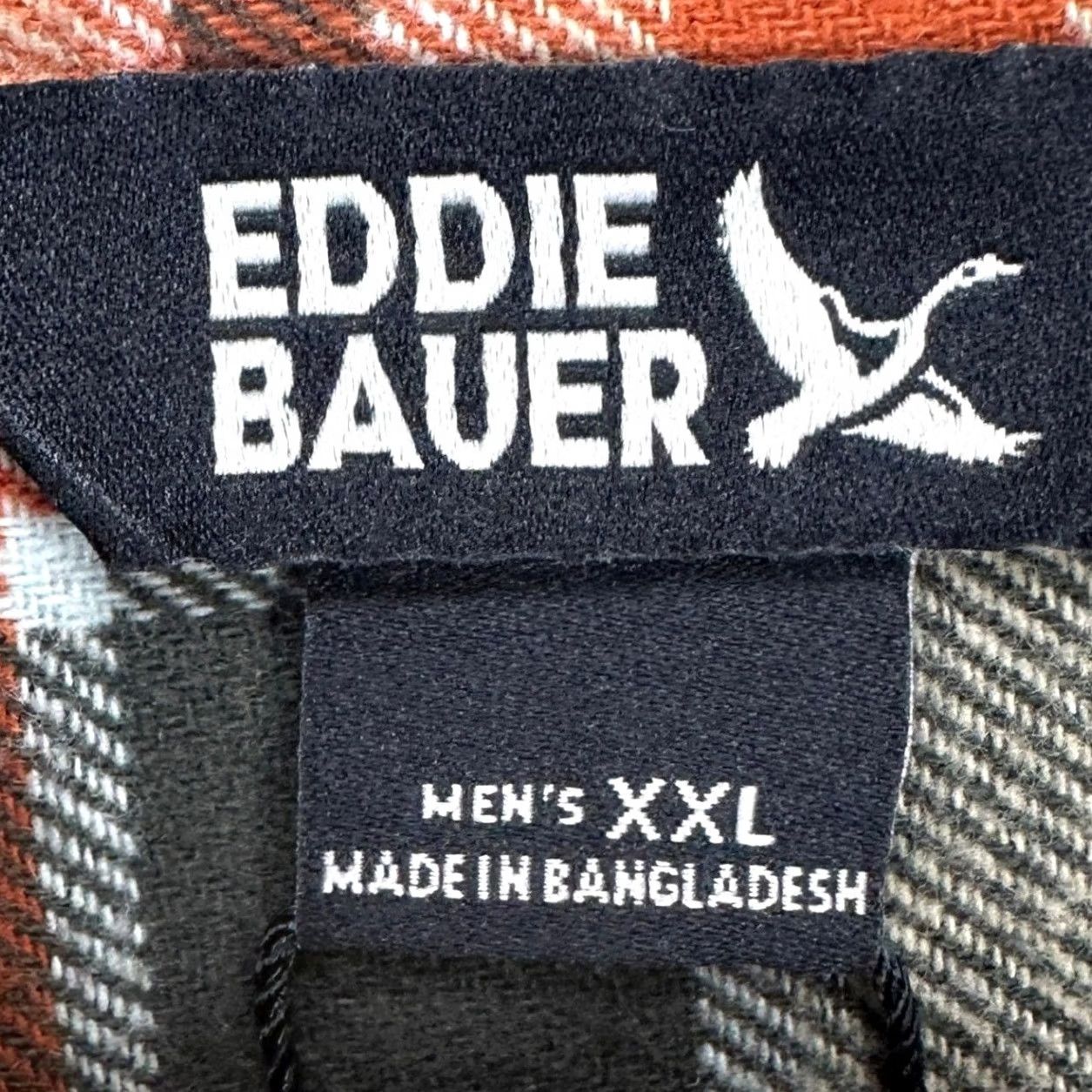 Eddie Bauer Eddie Bauer Mens Flannel Shirt 2XL Brown Gray Plaid Button Up Long Sleeve NEW Size US XXL / EU 58 / 5 - 5 Thumbnail