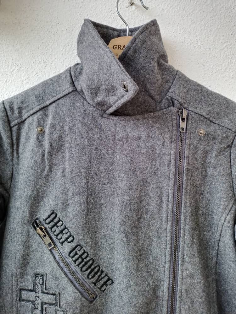 Japanese Brand vtg Wool Double Collar Ghost Of Harlem Wool Jacket Size US M / EU 48-50 / 2 - 7 Thumbnail