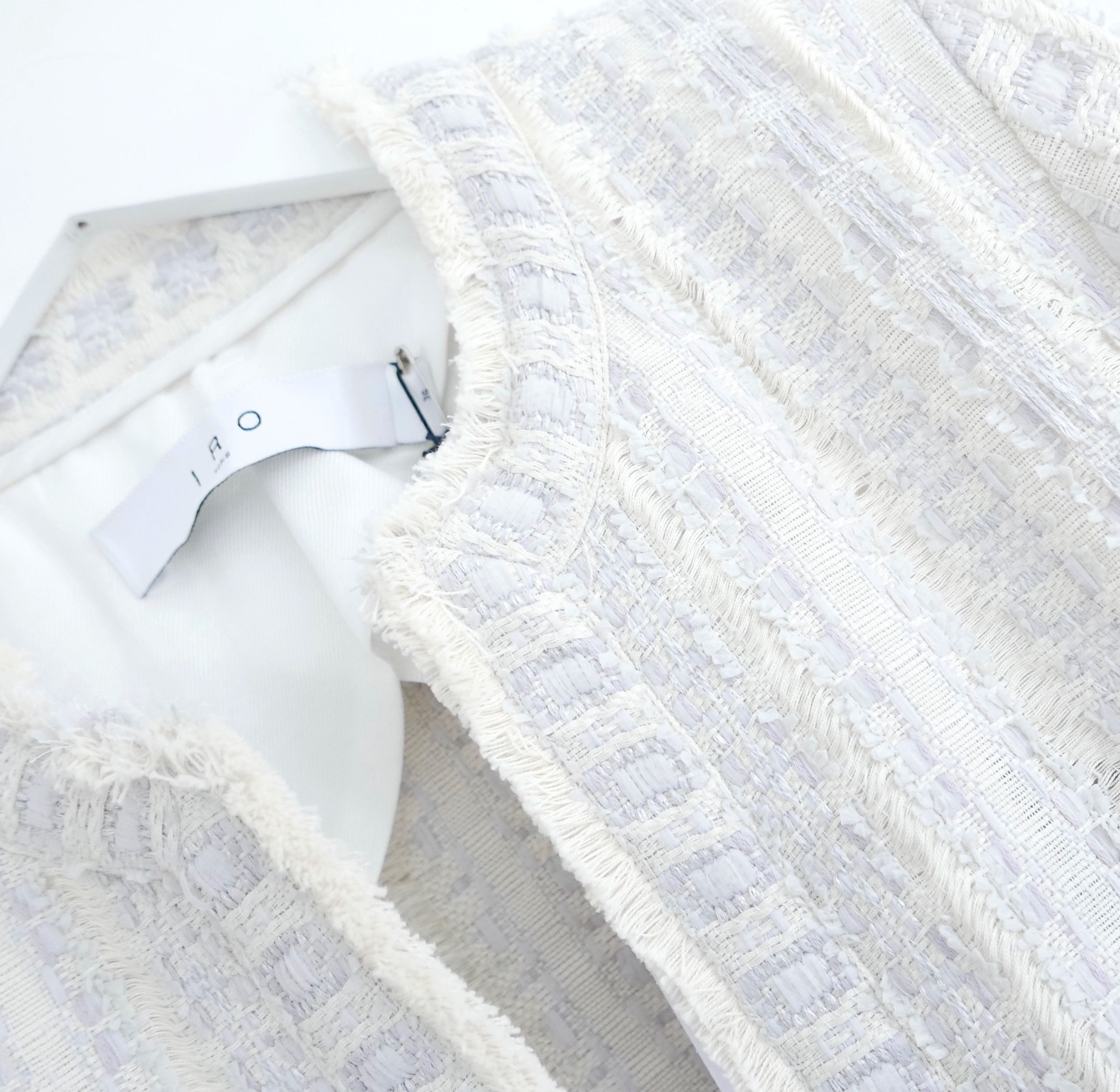 Iro IRO Sorayan Jacket Pearl Grey/Cream Size XS / US 0-2 / IT 36-38 - 3 Thumbnail