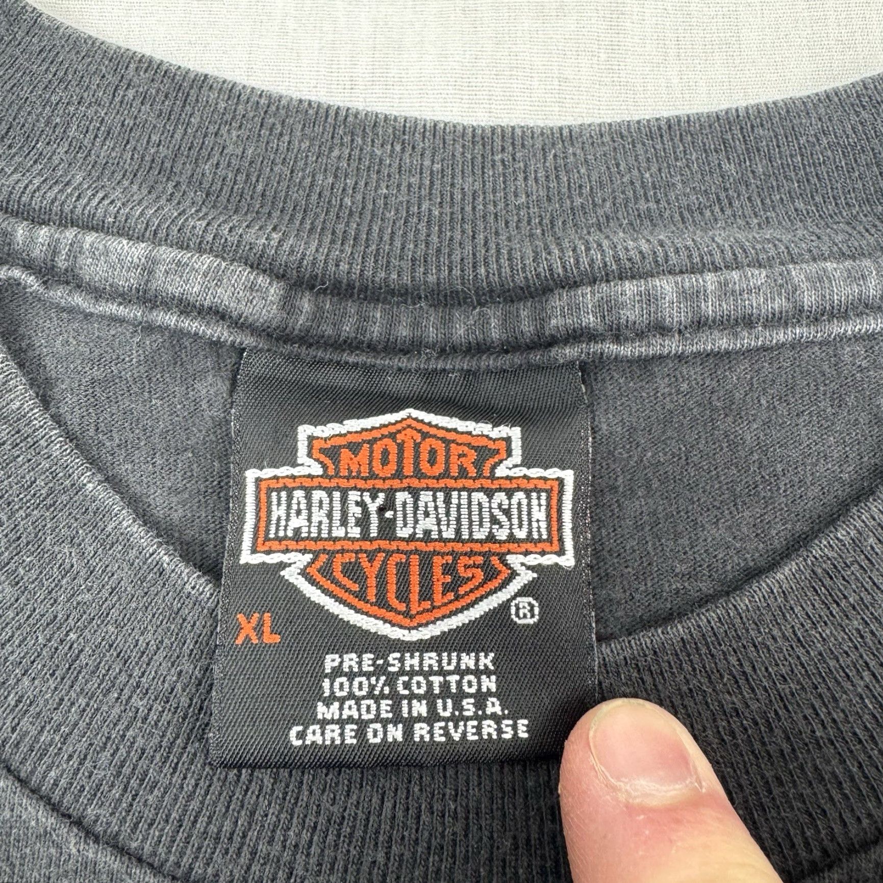 Harley Davidson Vintage Harley-Davidson T Shirt Adult XL Savannah Georgia 95th Anniversary 90s Size US XL / EU 56 / 4 - 4 Thumbnail
