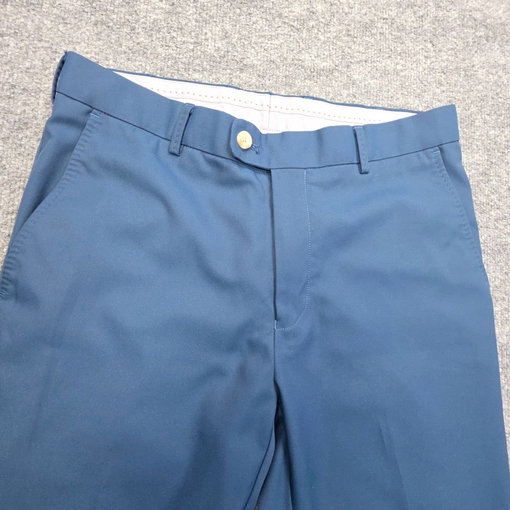 Peter Millar Peter Millar Eb66 Pants Mens 32 Blue Stretch Wicking Performance Golf Khakis Size US 32 / EU 48 - 4 Thumbnail