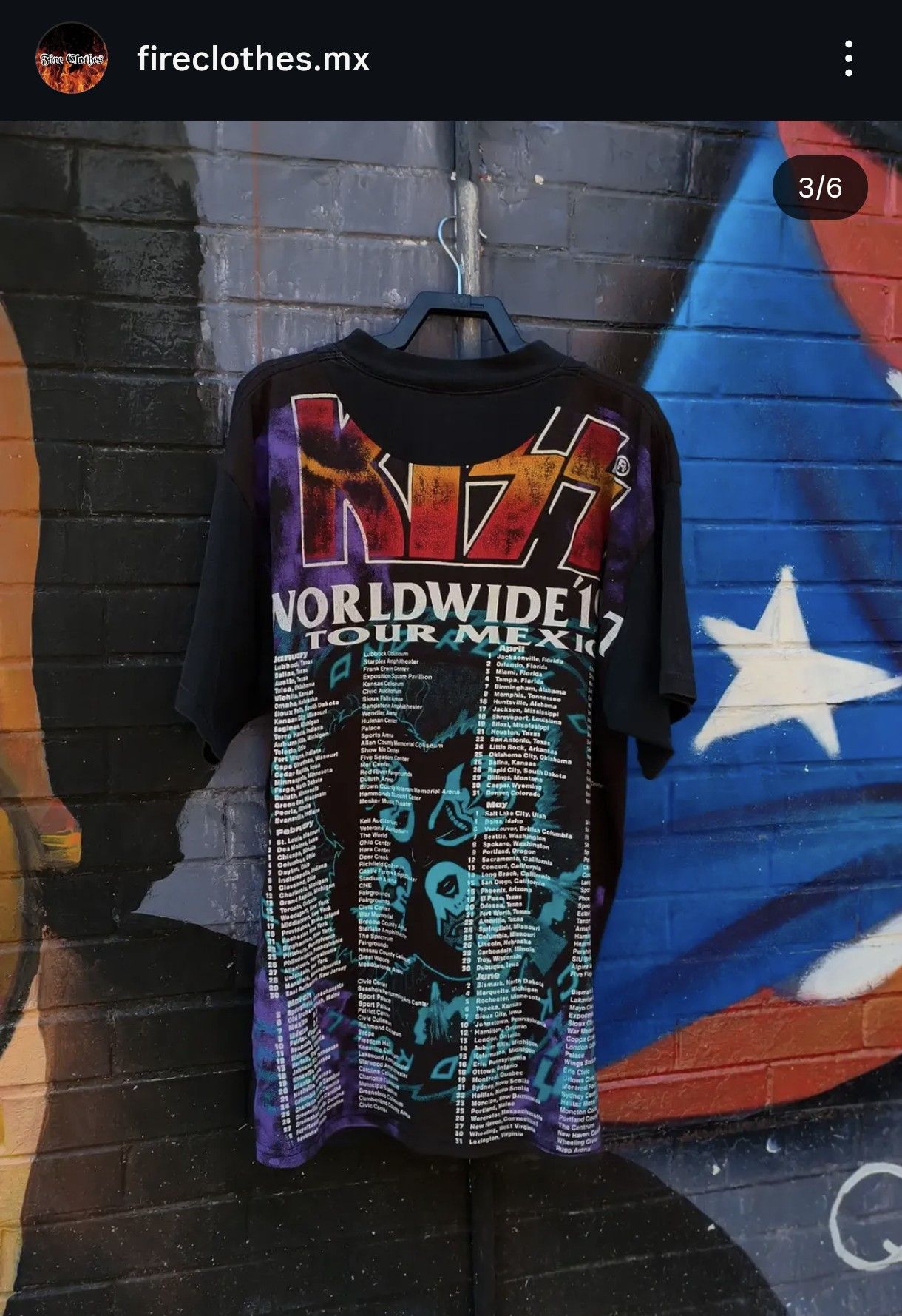 Vintage Vintage Mexican Btlg Resurrección Kiss Size US XL / EU 56 / 4 - 3 Thumbnail