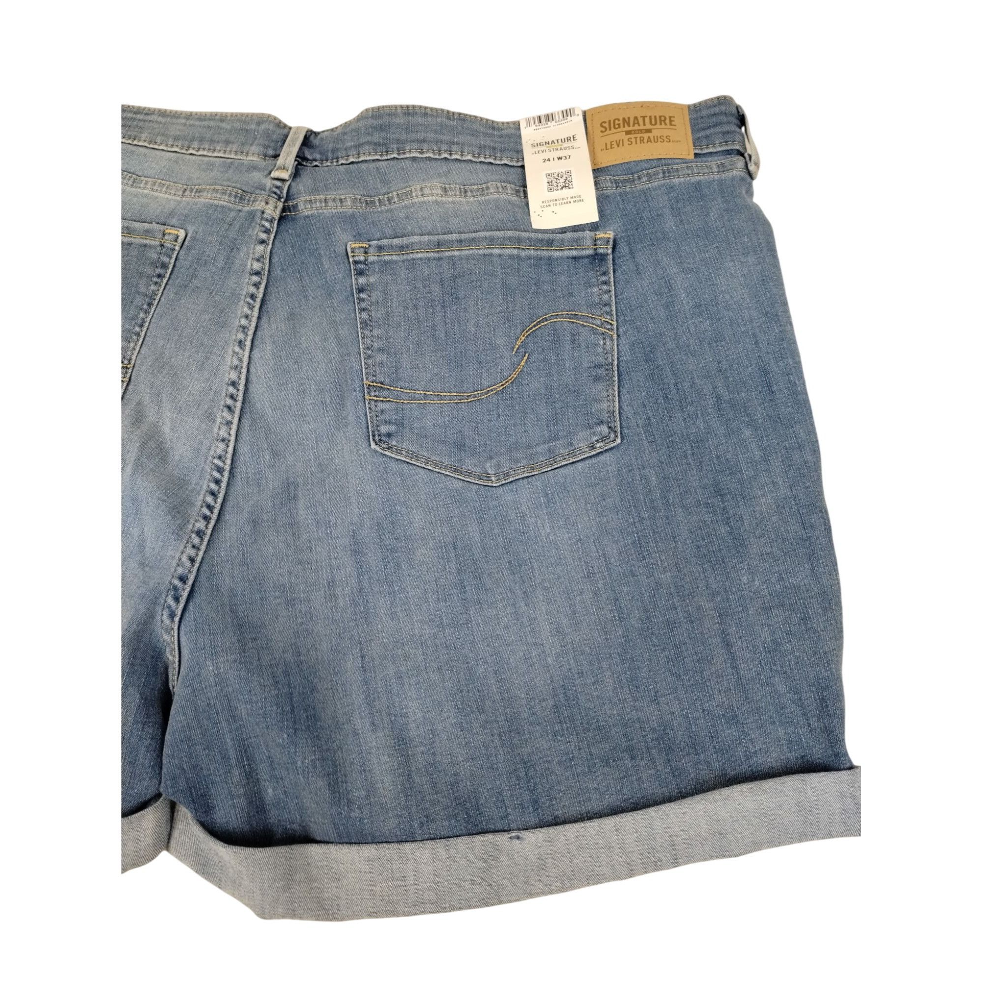Levi's Levi Strauss Signature Gold Denim Mid Rise Shorts Womens 24 Size 24" / US 00 / IT 34 - 10 Thumbnail