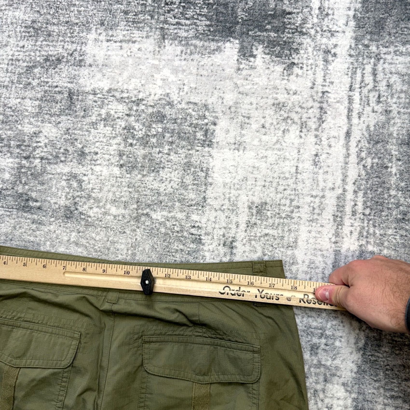 Chaps Chaps Pants Womens 10 Olive Green Capri Ripstop Grunge Military Casual Pockets Straight Inseam 21in Regular Weight Cotton Pants 10 Womens Size 32" / US 10 / IT 46 - 7 Thumbnail