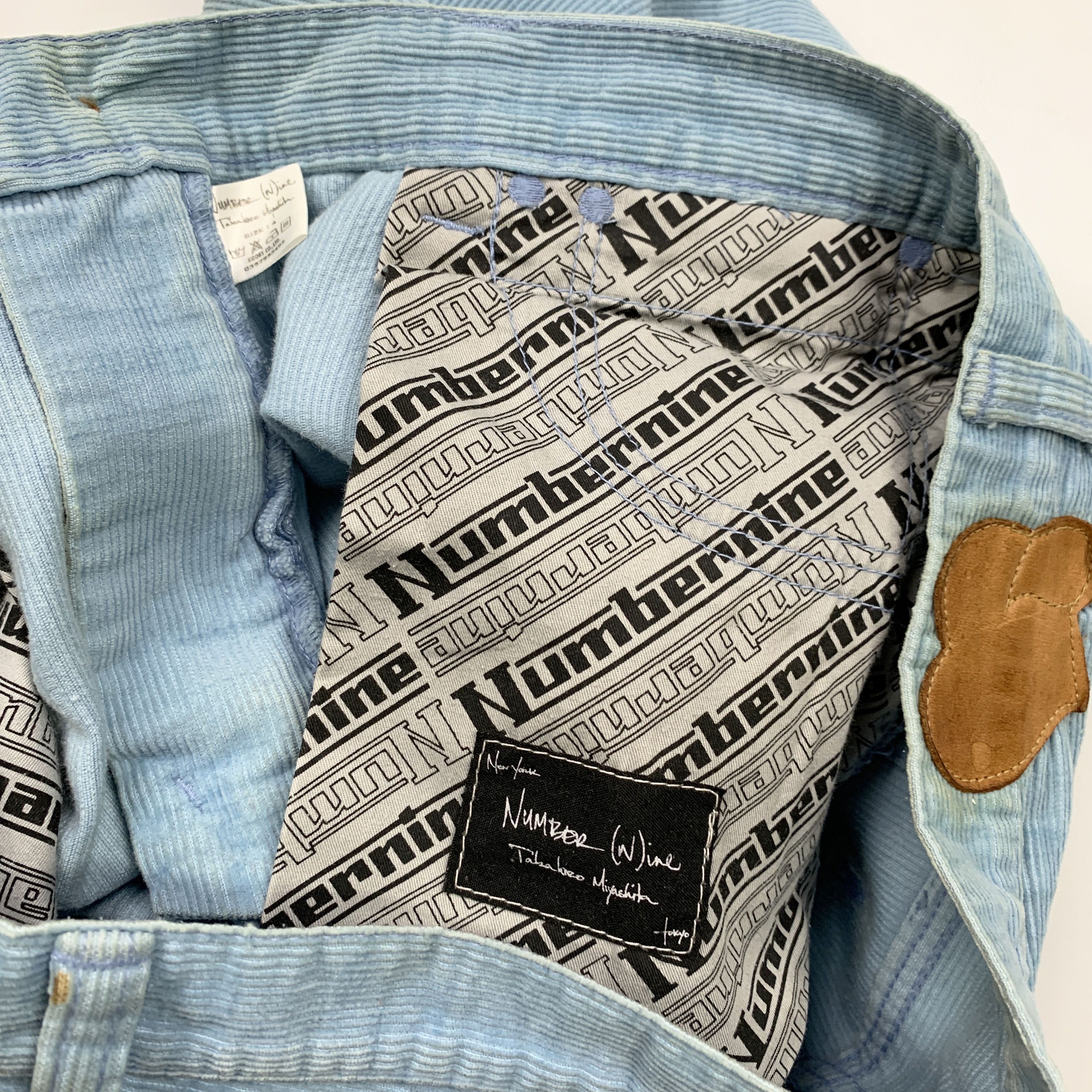 Number (N)ine Rare 2008 Corduroy Pants (Sz 4) Size US 31 - 7 Thumbnail