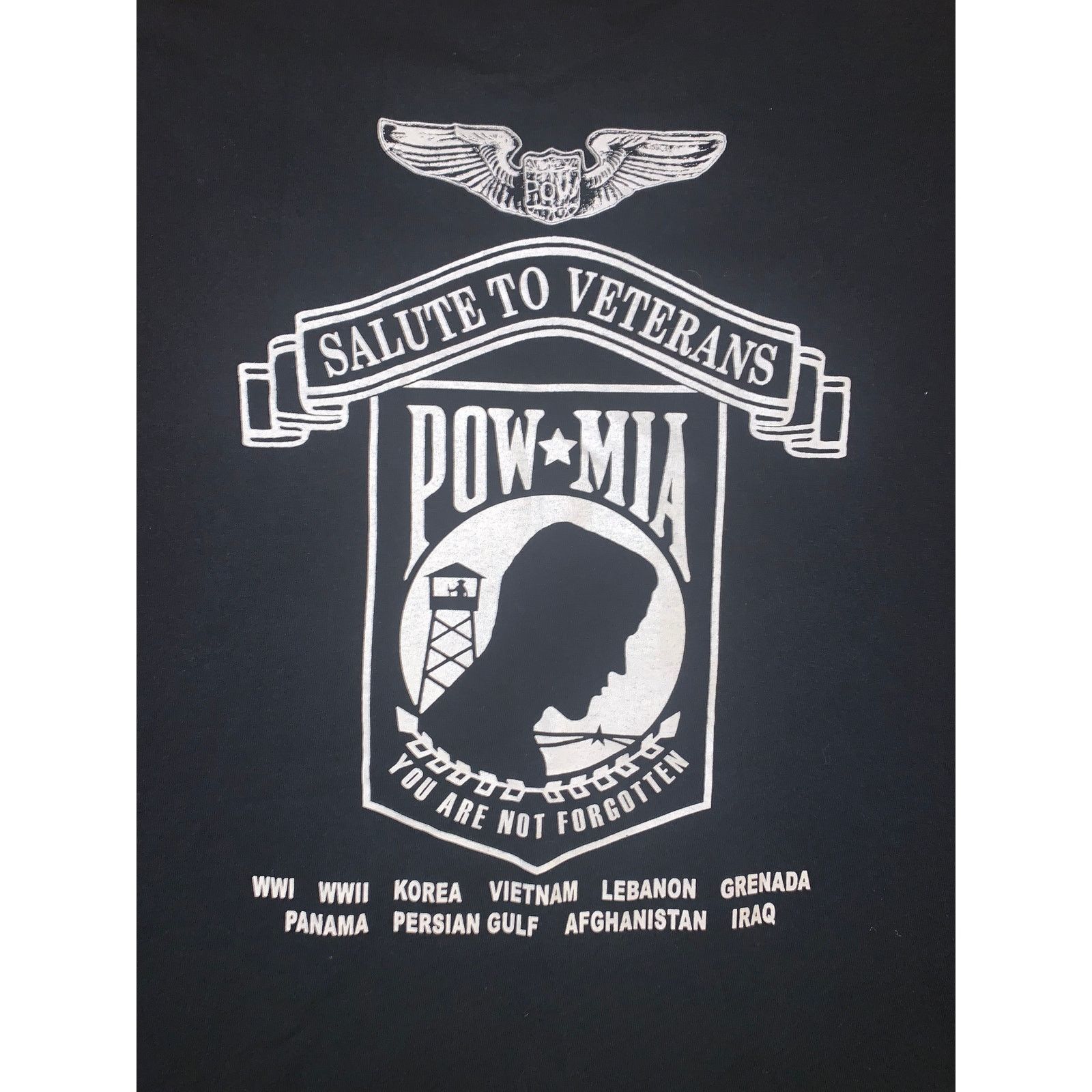 Gildan Rolling Thunder POW MIA 2008 Tank Large Single Stitch Size US L / EU 52-54 / 3 - 3 Thumbnail