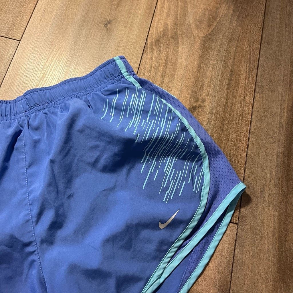 Nike Nike Blue Athletic Workout Shorts Women Medium Bin J-54 Size 30" / US 8 / IT 44 - 2 Thumbnail