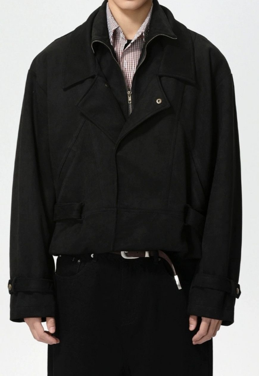 Other Men’s Stylish suede belted jacket Size US M / EU 48-50 / 2 - 7 Thumbnail