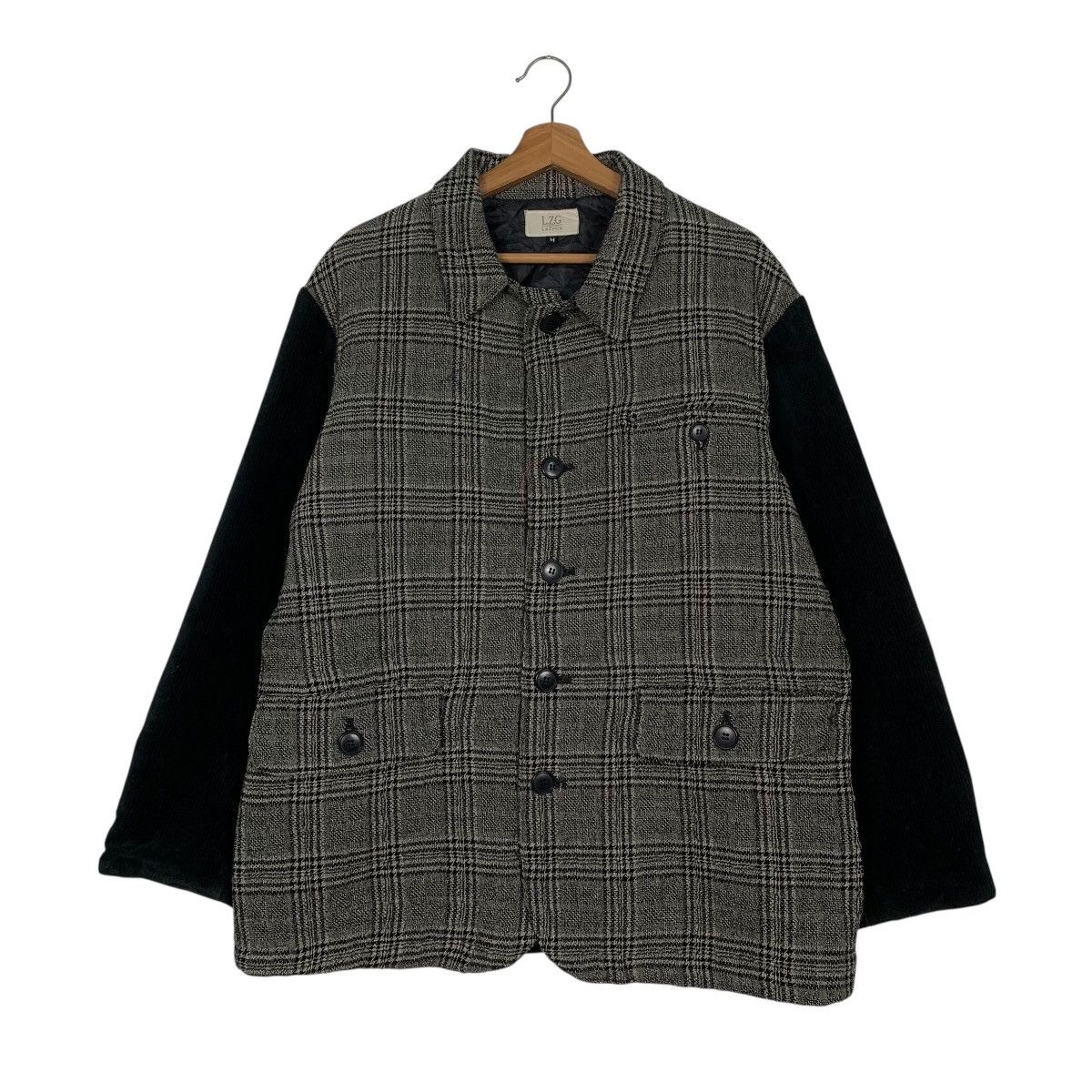Japanese Brand Japanese Brand Lazu Go Plaid Button Jacket Size US M / EU 48-50 / 2 - 1 Thumbnail
