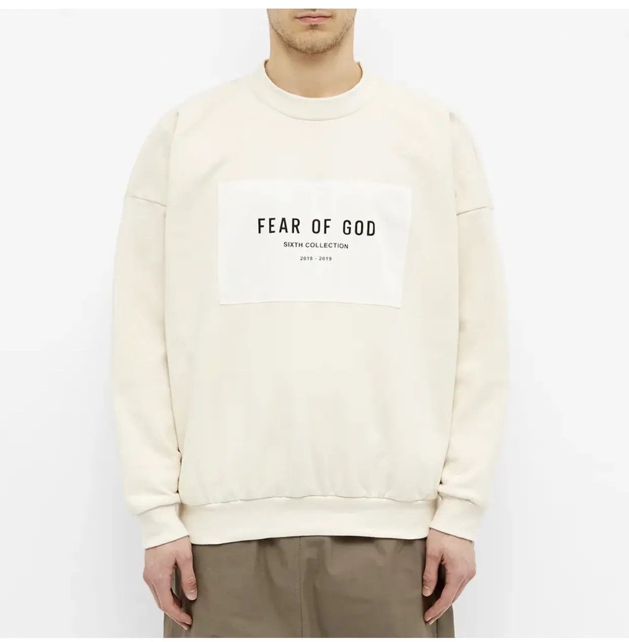 Fear of God Sixth Collection Logo Crewneck Size L