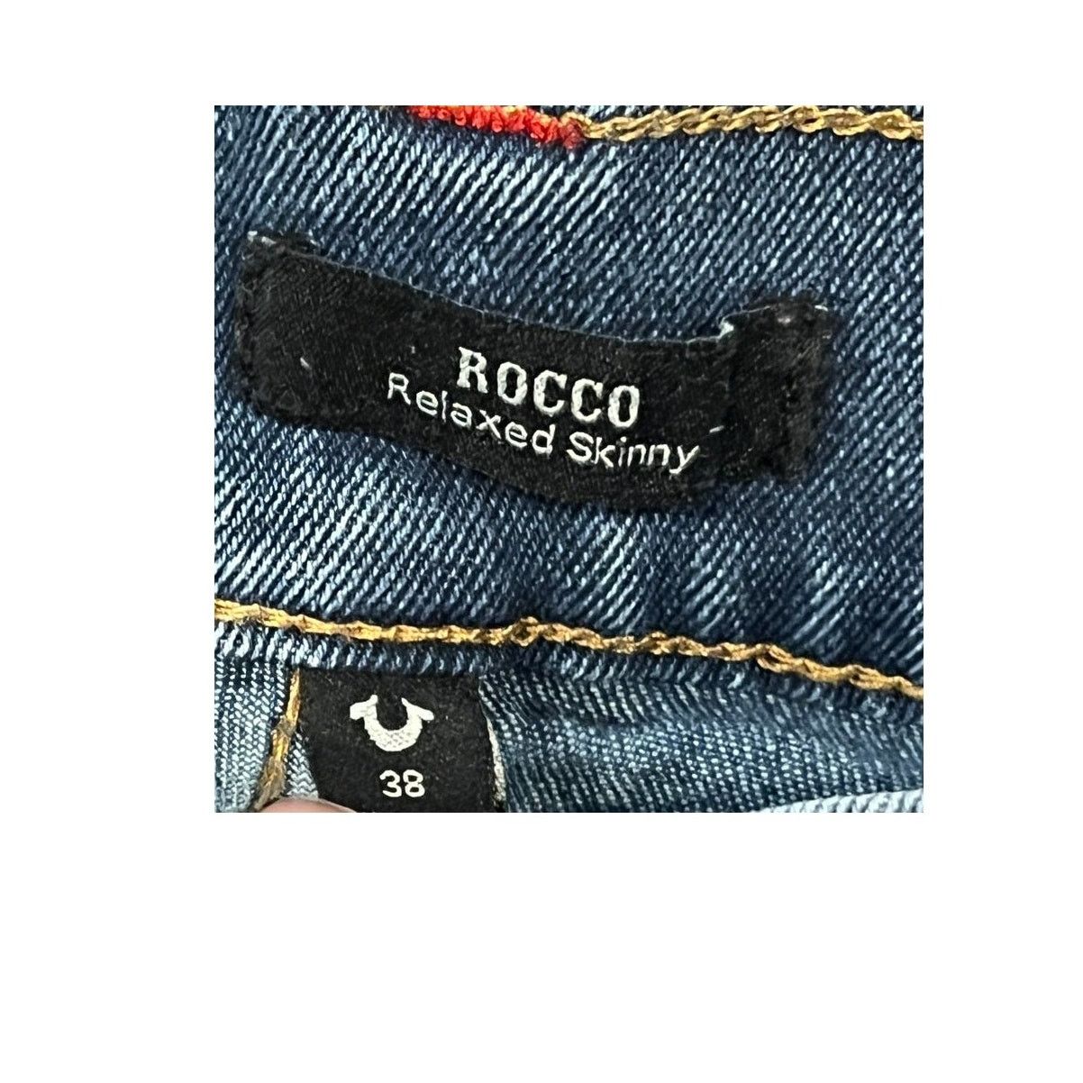 True Religion True Religion Relaxed Skinny Rocco Jeans Mens 38x29 Size US 38 / EU 54 - 4 Thumbnail