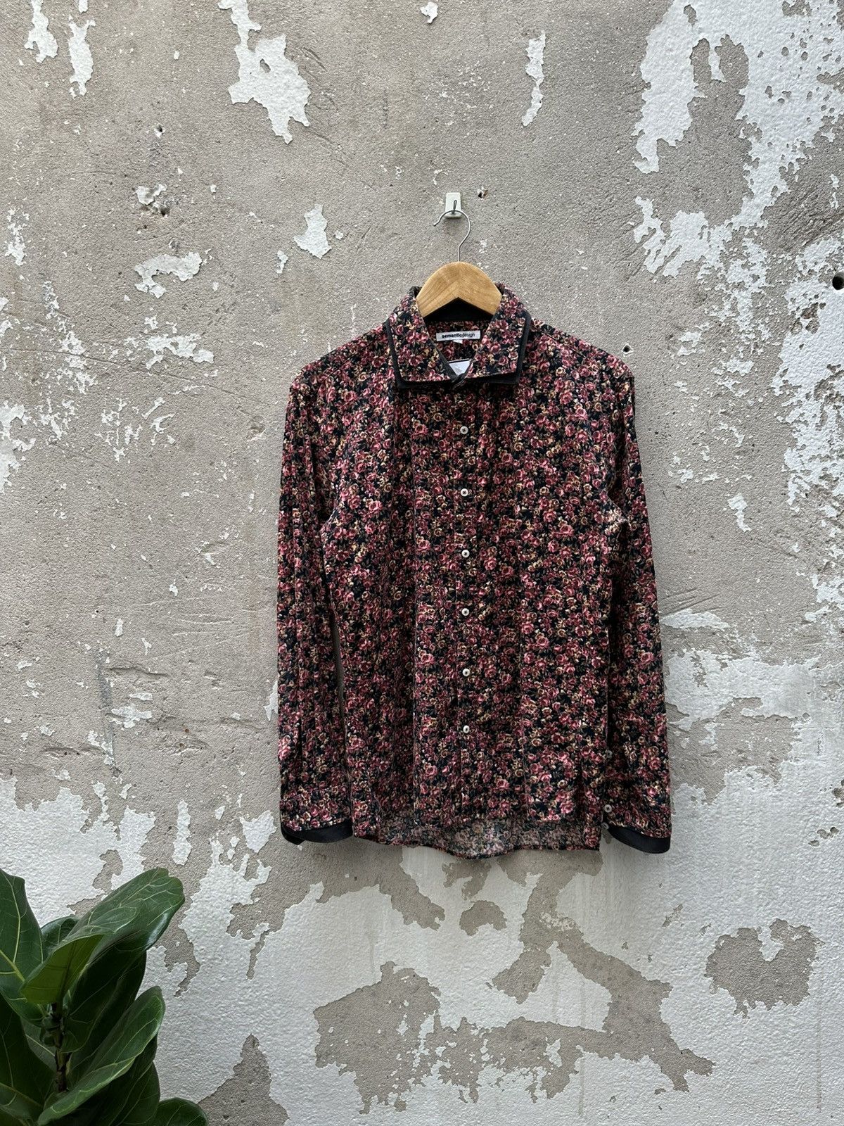 Le Grande Bleu (L.G.B.) × semanticdesign Authentic Semantic Floral Design Button Longsleeve Tees Size US M / EU 48-50 / 2 - 1 Thumbnail