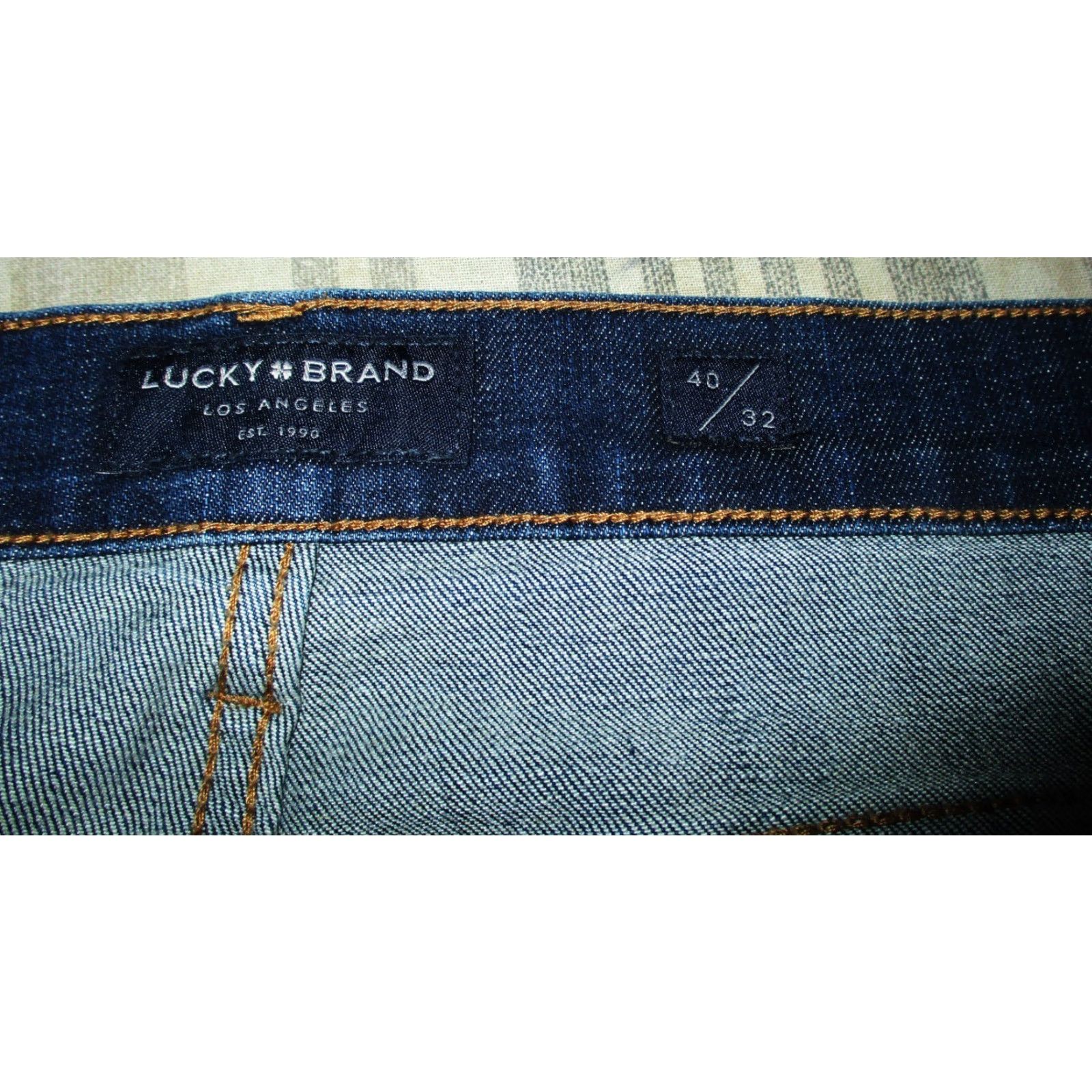 Lucky Brand LUCKY BRAND Jeans Blue 121 Slim Straight Denim Men's 40W 32L Size US 40 / EU 56 - 5 Thumbnail