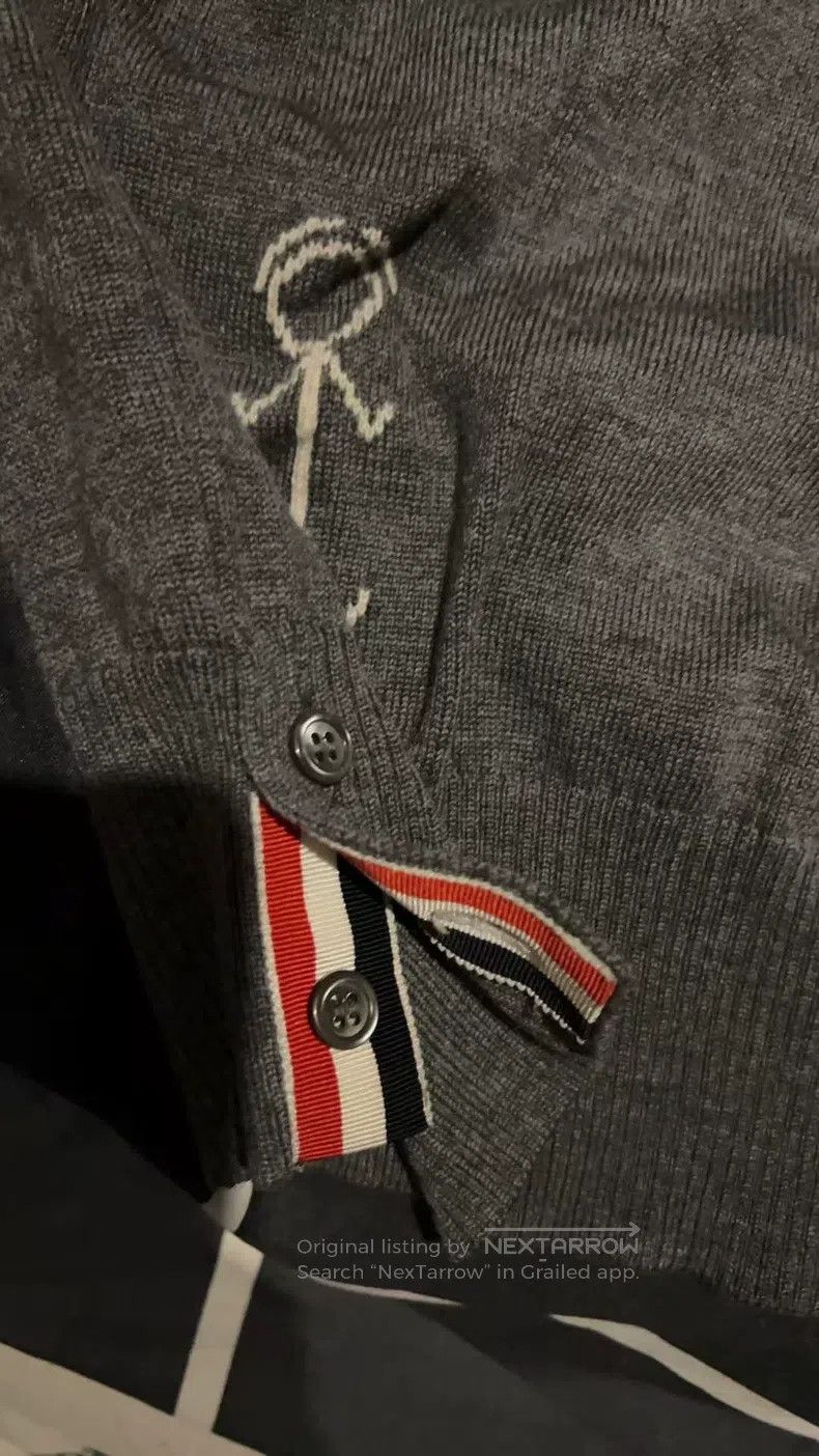 Thom Browne Thom Browne Matchstick sweater Size US M / EU 48-50 / 2 - 2 Thumbnail