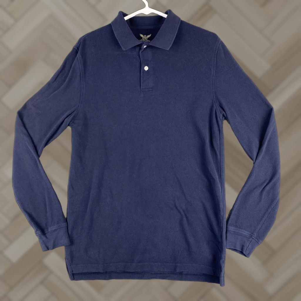 Polo Ralph Lauren Polo Ralph Lauren Men's Long Sleeve Polo Shirt Small Heather Blue Navy Casual Business Party 41-48 Size US S / EU 44-46 / 1 - 1 Thumbnail