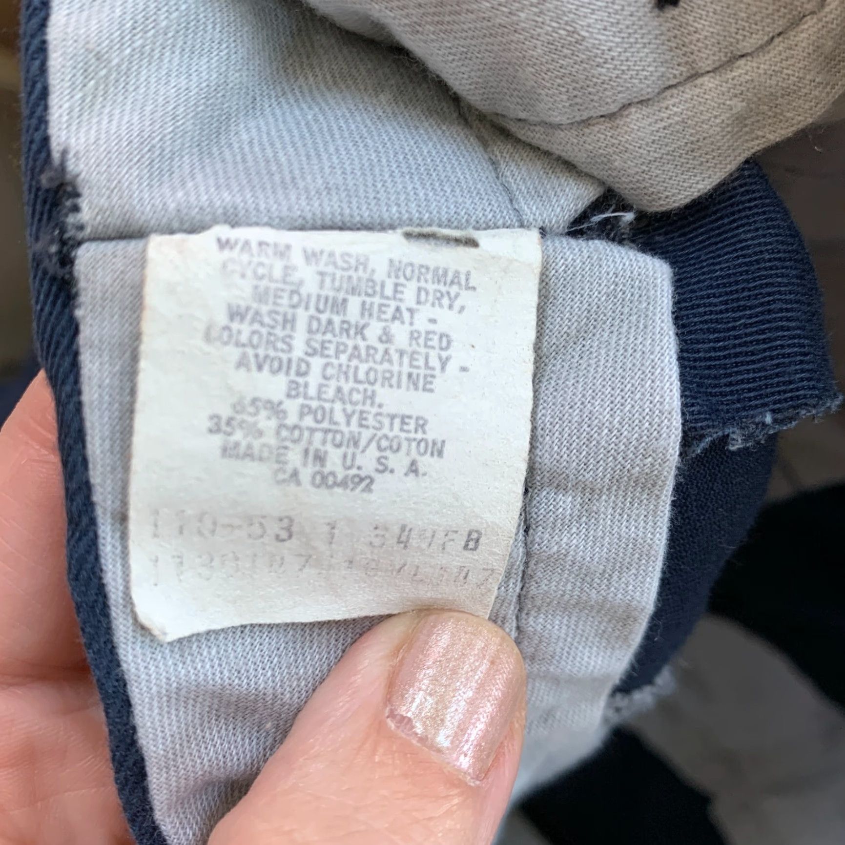 Lee VINTAGE Lee Chetopa Twill Work Pants Main Point Lee Chetopa Twill Pants 34 32.5x28.5 Blue 1970s Mens Boys? Size US 33 - 5 Thumbnail