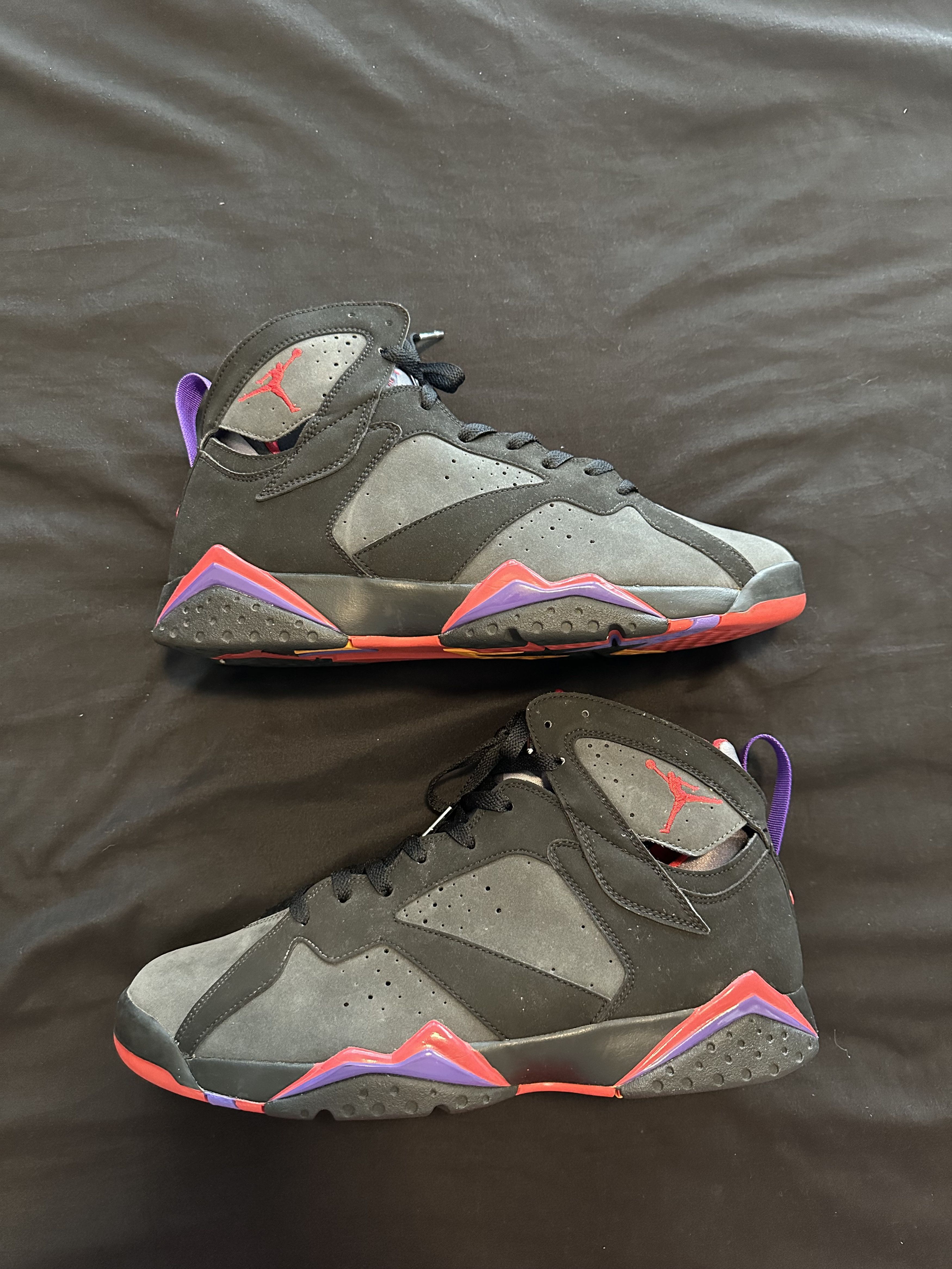image of Jordan Nike Jordan 7 Dmp Raptors 2009 Shoes in Black, Men's (Size 12)