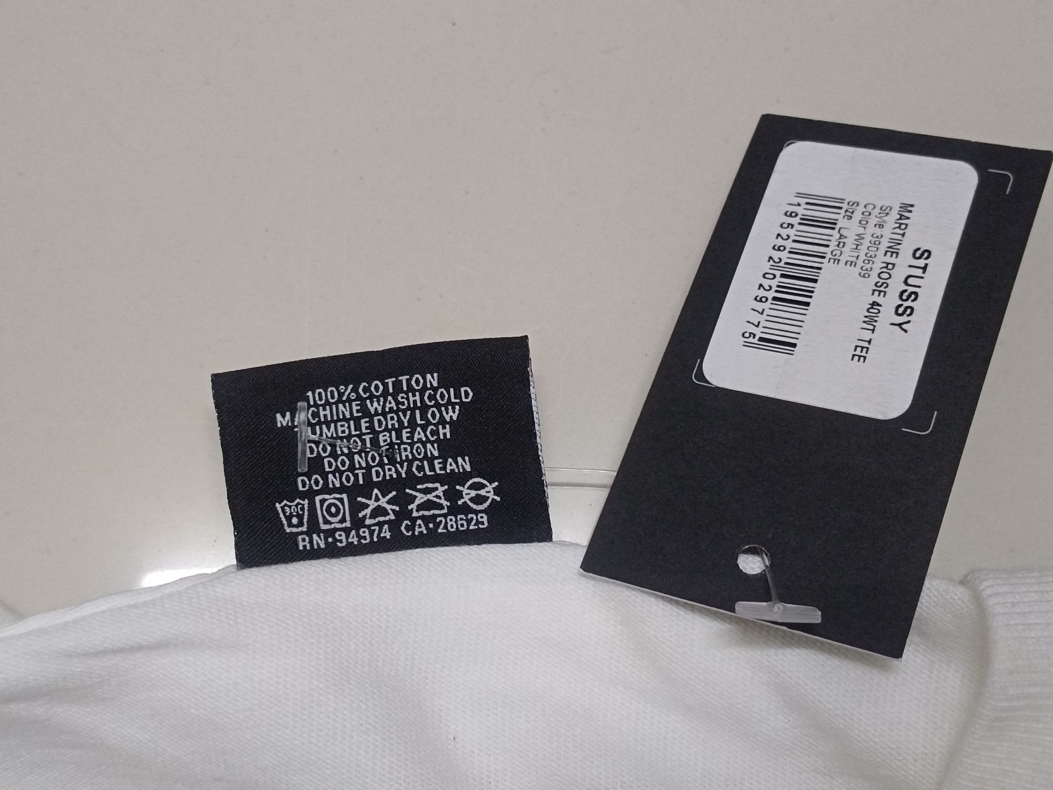 Hypebeast Rare Stussy X Martine Rose 40th Anniversary Tshirt Size US L / EU 52-54 / 3 - 8 Thumbnail