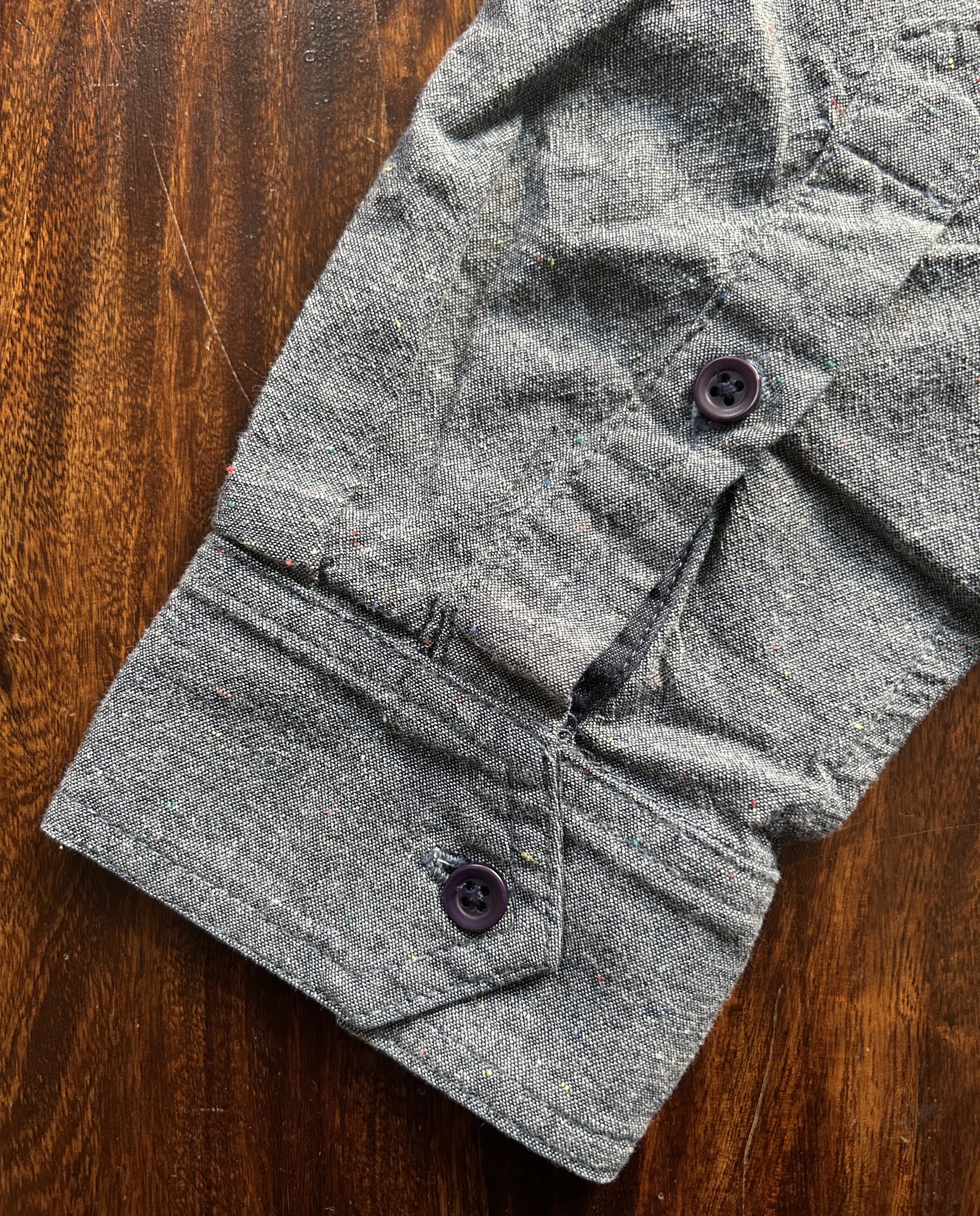 Other Hedley & Bennett Speckled Chambray Work Shirt | Made in LA Size US M / EU 48-50 / 2 - 4 Thumbnail