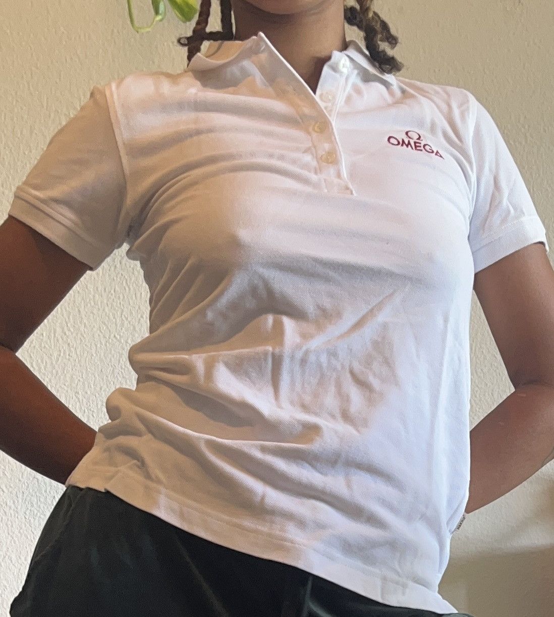 Omega White Omega Polo Size S / US 4 / IT 40 - 1 Thumbnail