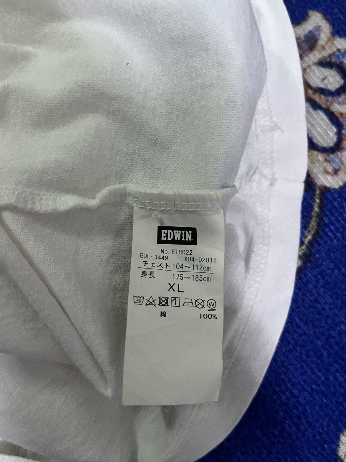 Edwin × Japanese Brand Mens T Shirt Edwin Size XL Size US XL / EU 56 / 4 - 6 Thumbnail