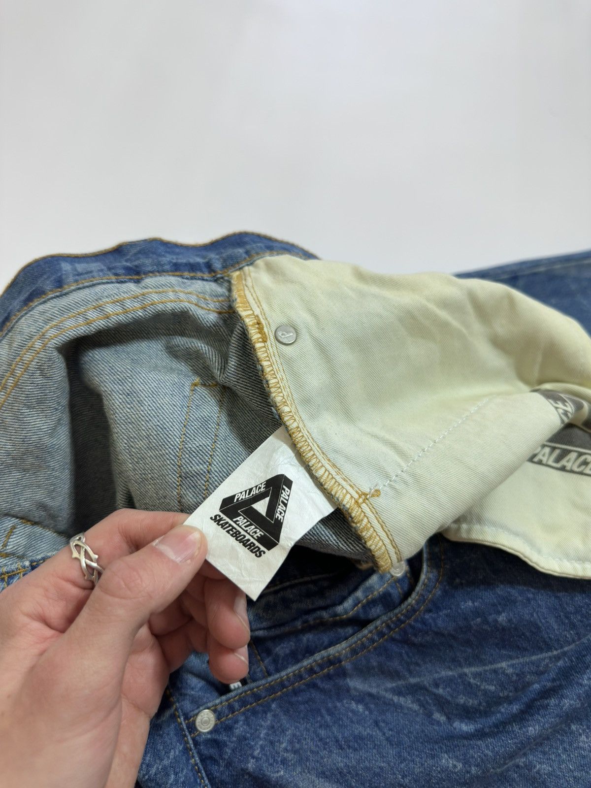 Palace Palace Skateboards P-Carp Laser Engraved Cargo Denim Jeans Size US 32 / EU 48 - 14 Thumbnail