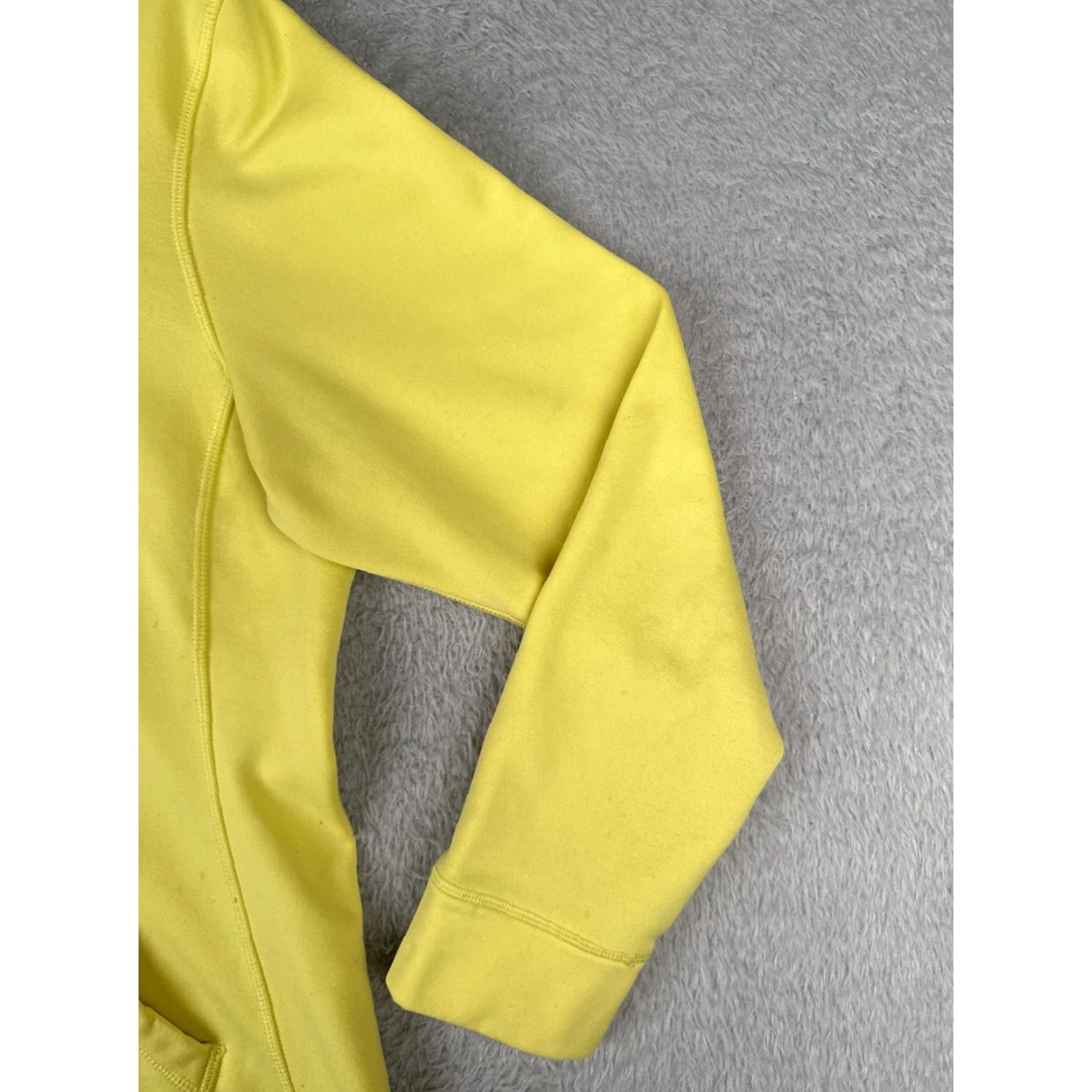 The North Face The North Face Hoodie Women Large Yellow Full Zip Jersey Logo Womens Size L / US 10 / IT 46 - 2 Thumbnail