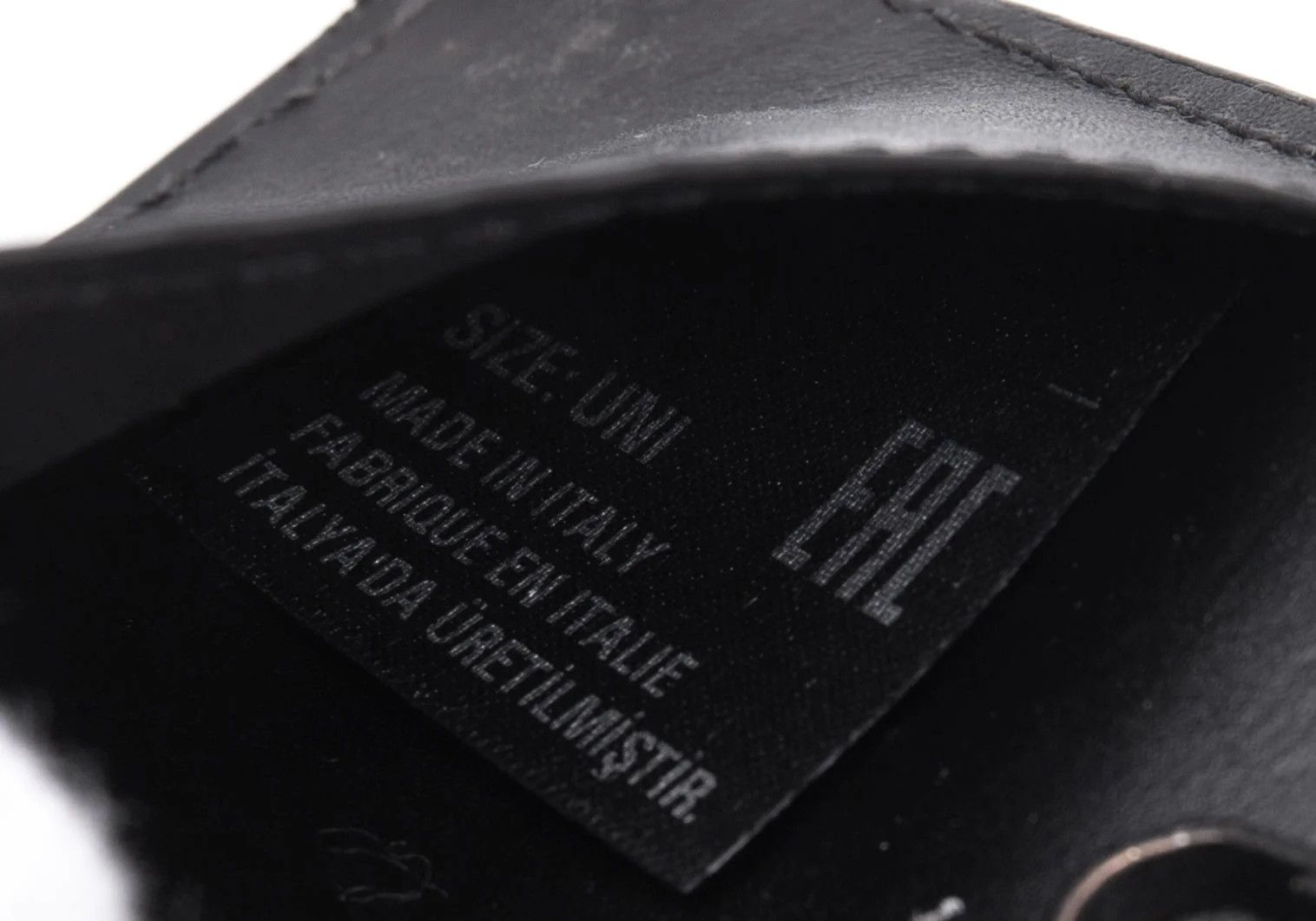 Maison Margiela Leather Key Case in Black Size ONE SIZE - 10 Thumbnail