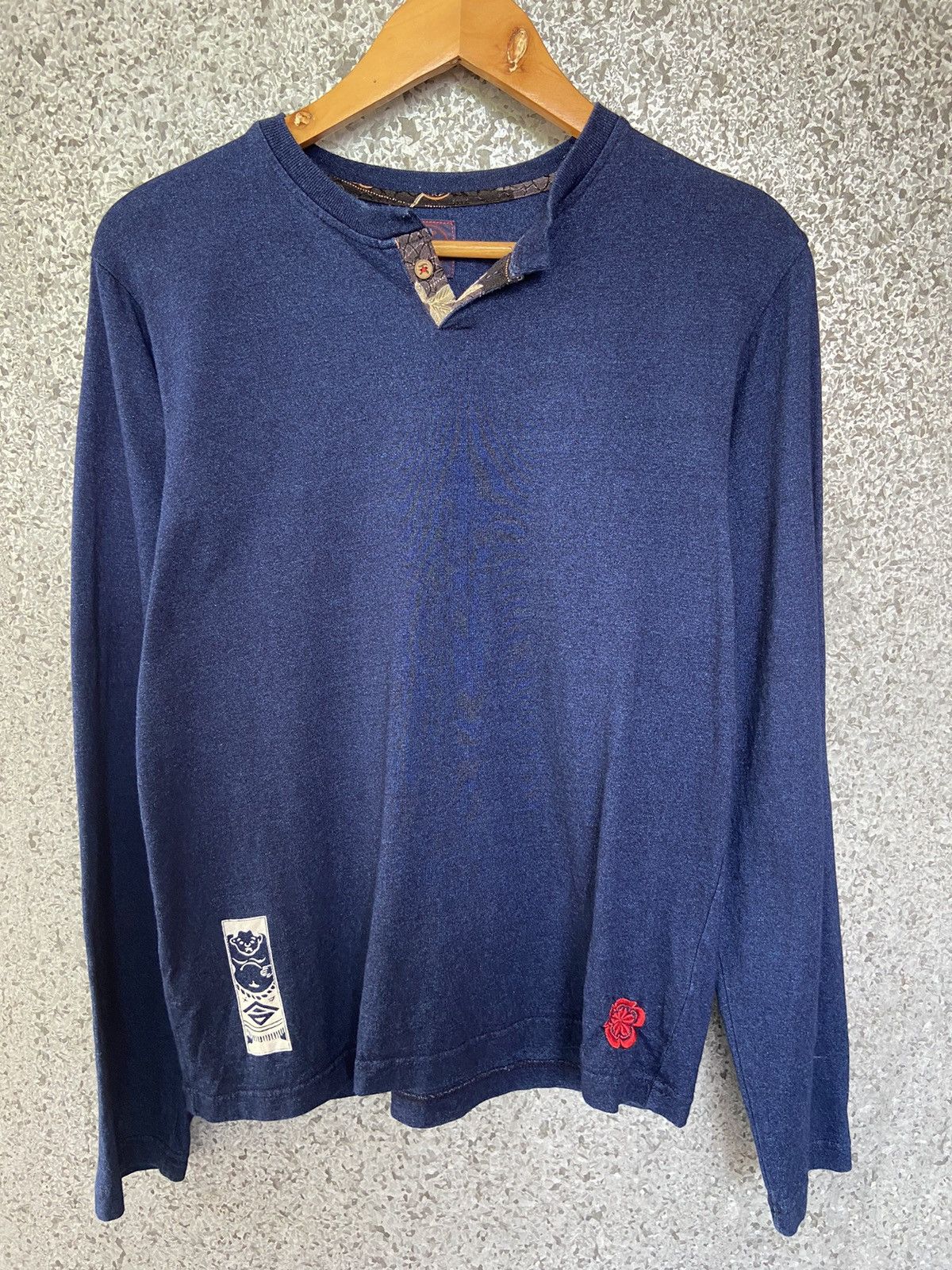 Blue Blue Japan 🔥 Blue Blue Japan long Sleeve t shirt lgb Size US S / EU 44-46 / 1 - 3 Thumbnail