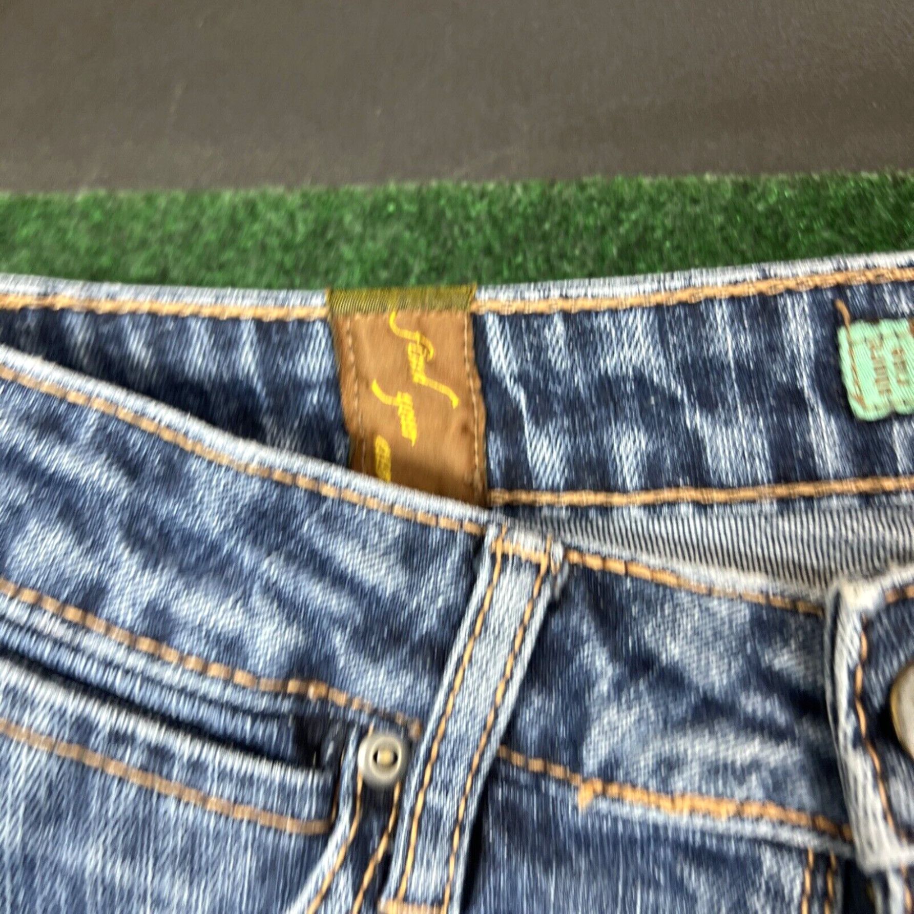 Wrangler Wrangler Aura Short Rise Jeans Womens 6p Petite 27x29 Blue Straight Size 28" / US 6 / IT 42 - 5 Thumbnail