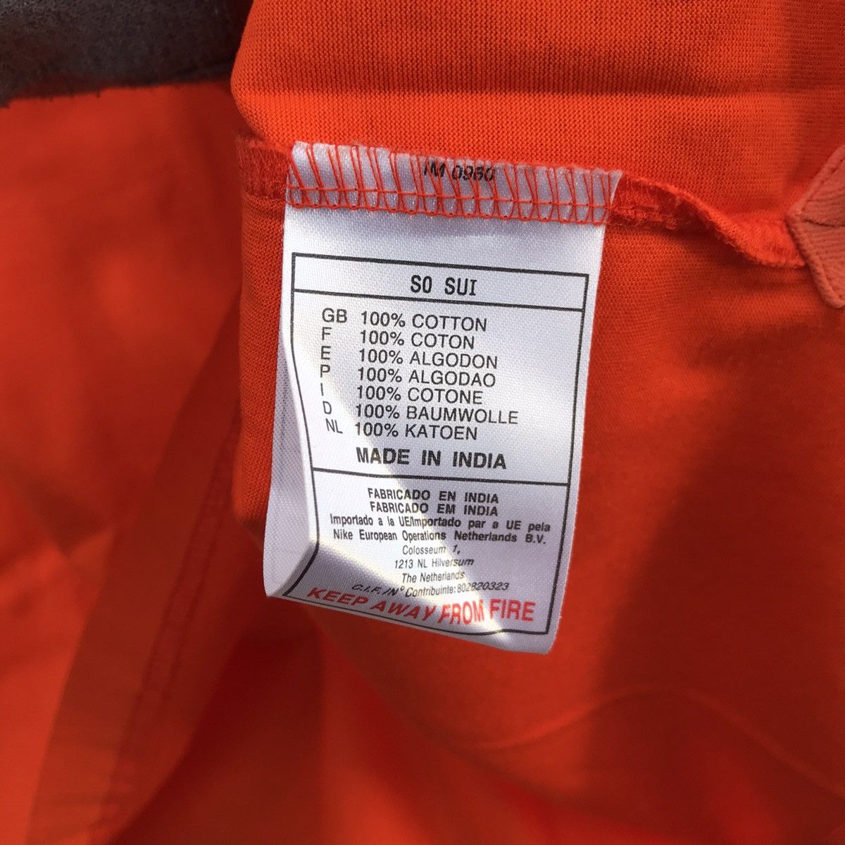 Nike × Vintage Vtg 90s Nike The Netherlands training polo jersey NWT Sz L Size US L / EU 52-54 / 3 - 8 Thumbnail