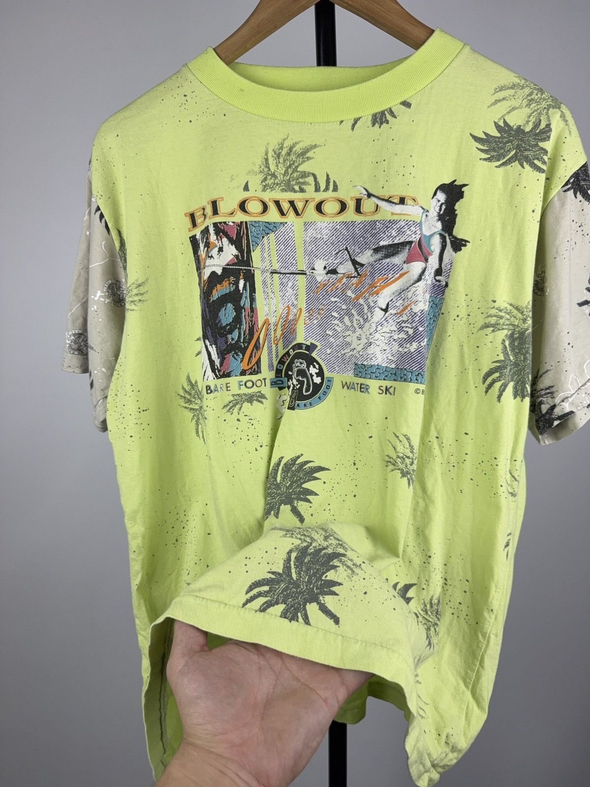 Vintage Vintage 80s Retro Surf Water Ski Blowwout Tee Shirt Size US M / EU 48-50 / 2 - 6 Thumbnail
