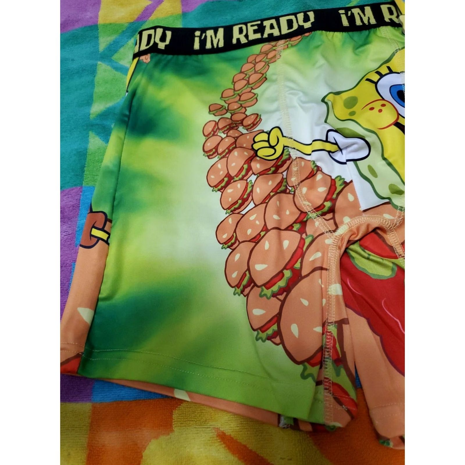 Nickelodeon Under Brands SpongeBob SquarePants & Patrick Star Boxer Briefs M Multicolor Cartoon Novelty Men Underwear Size US 31 - 4 Thumbnail