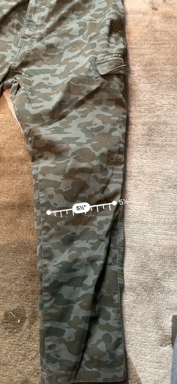 Denim & Co. × U.S. Polo Assn. Streetwear Camo Cargo Pants Size US 38 / EU 54 - 4 Thumbnail