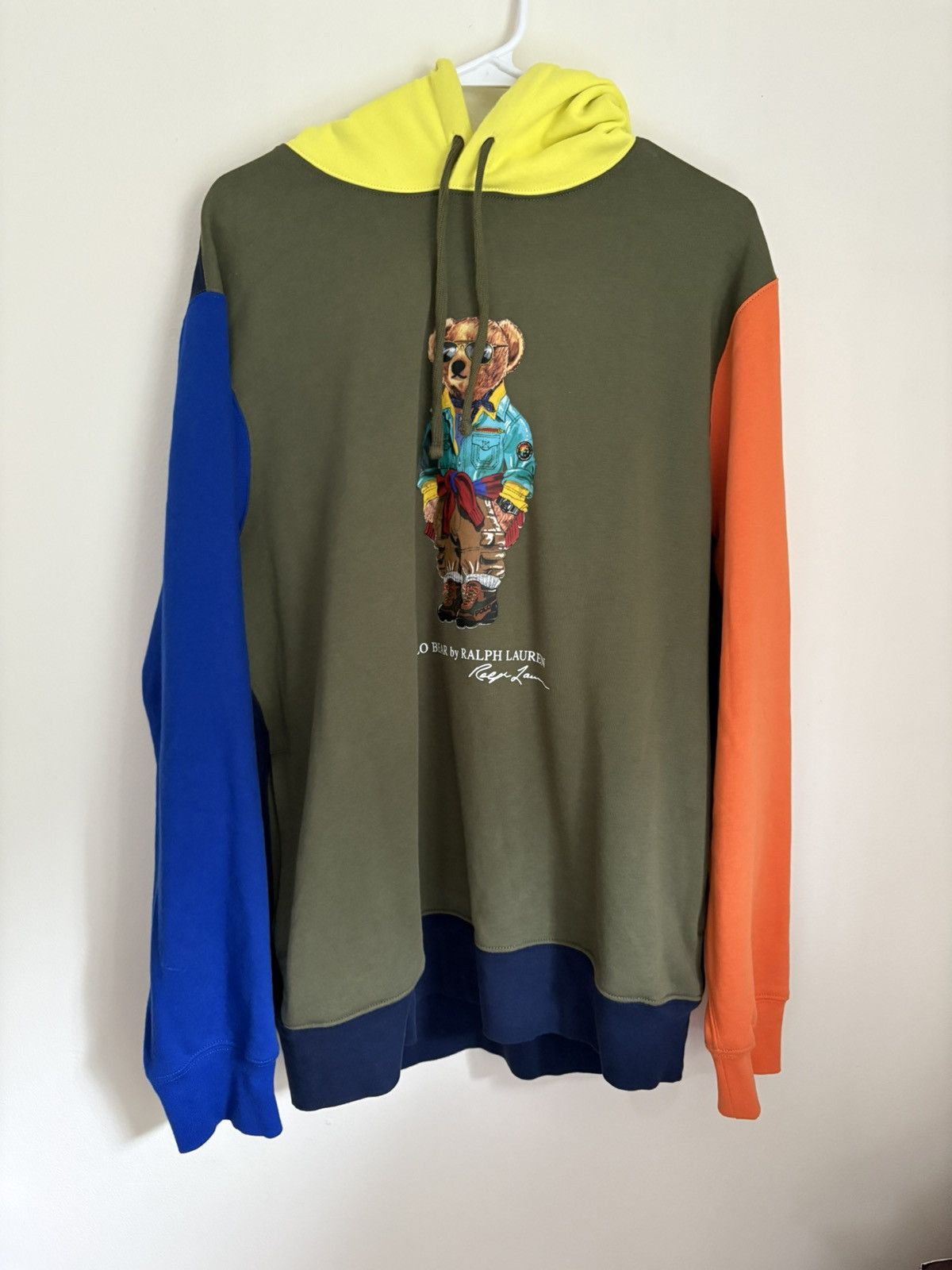 Polo Ralph Lauren Color Block Bear Hoodie Size US L / EU 52-54 / 3 - 1 Thumbnail