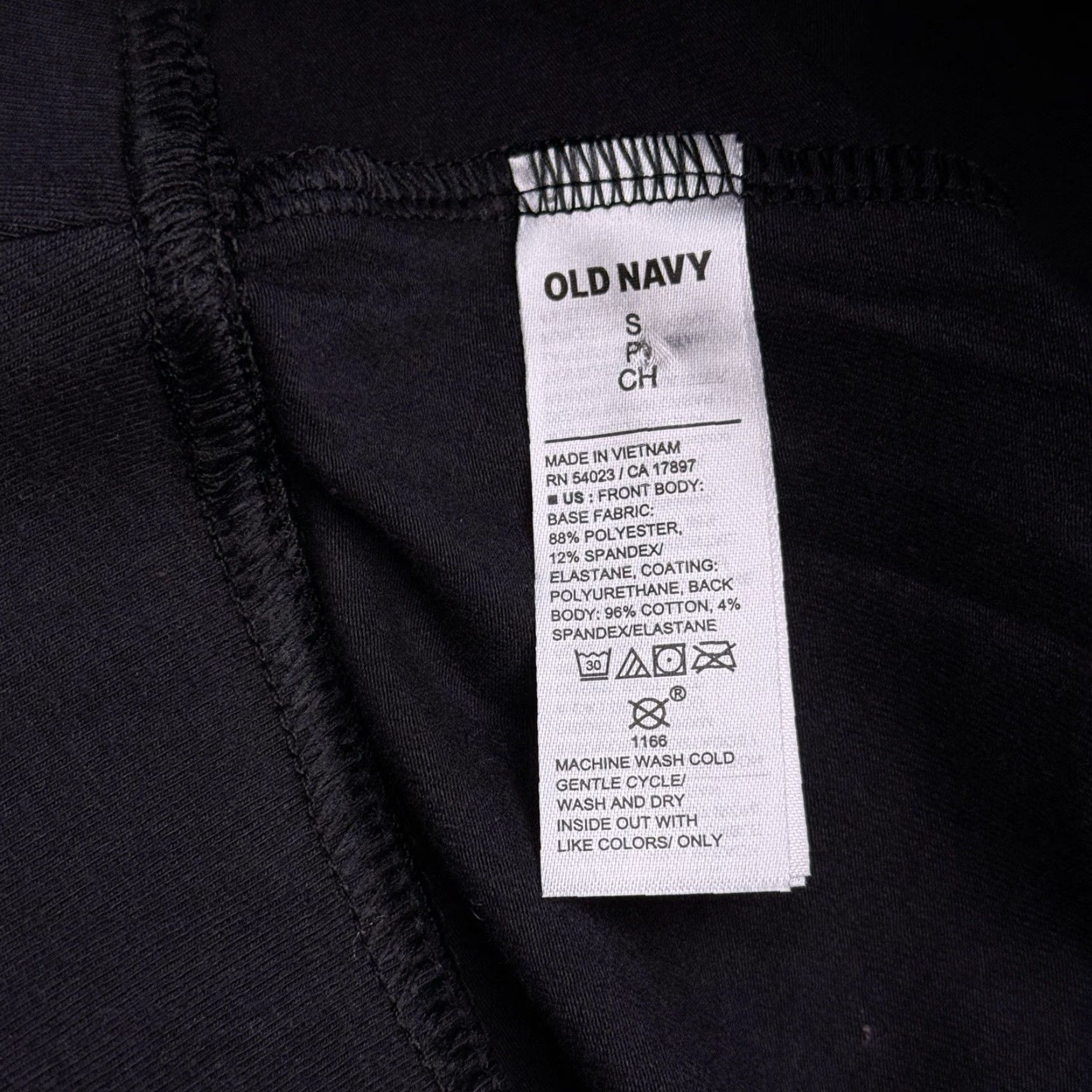 Old Navy Old Navy Slim Legging Pants Small Black Skinny Pull On Stretch New Size 28" / US 6 / IT 42 - 5 Thumbnail
