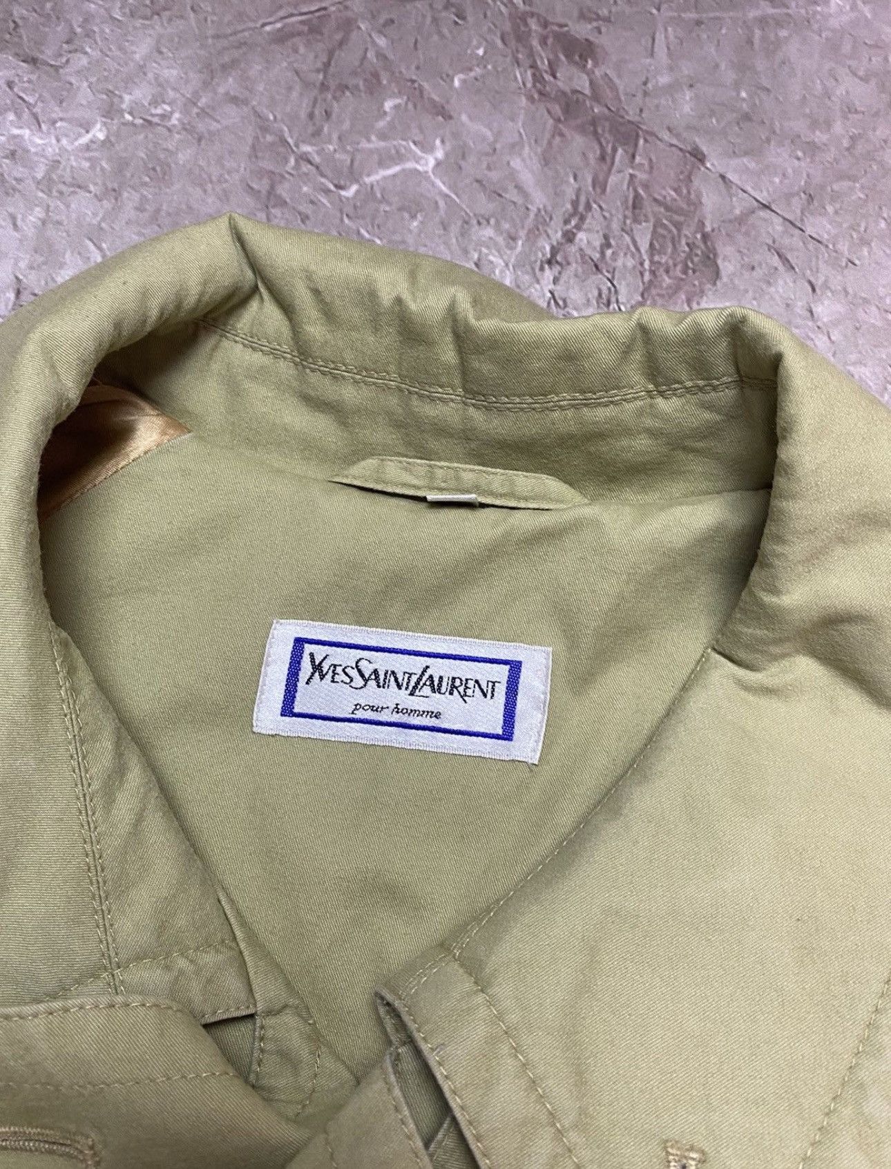 Yves Saint Laurent Vintage 90s Yves Saint Laurent YSL trench coat Jacket Size US M / EU 48-50 / 2 - 12 Thumbnail