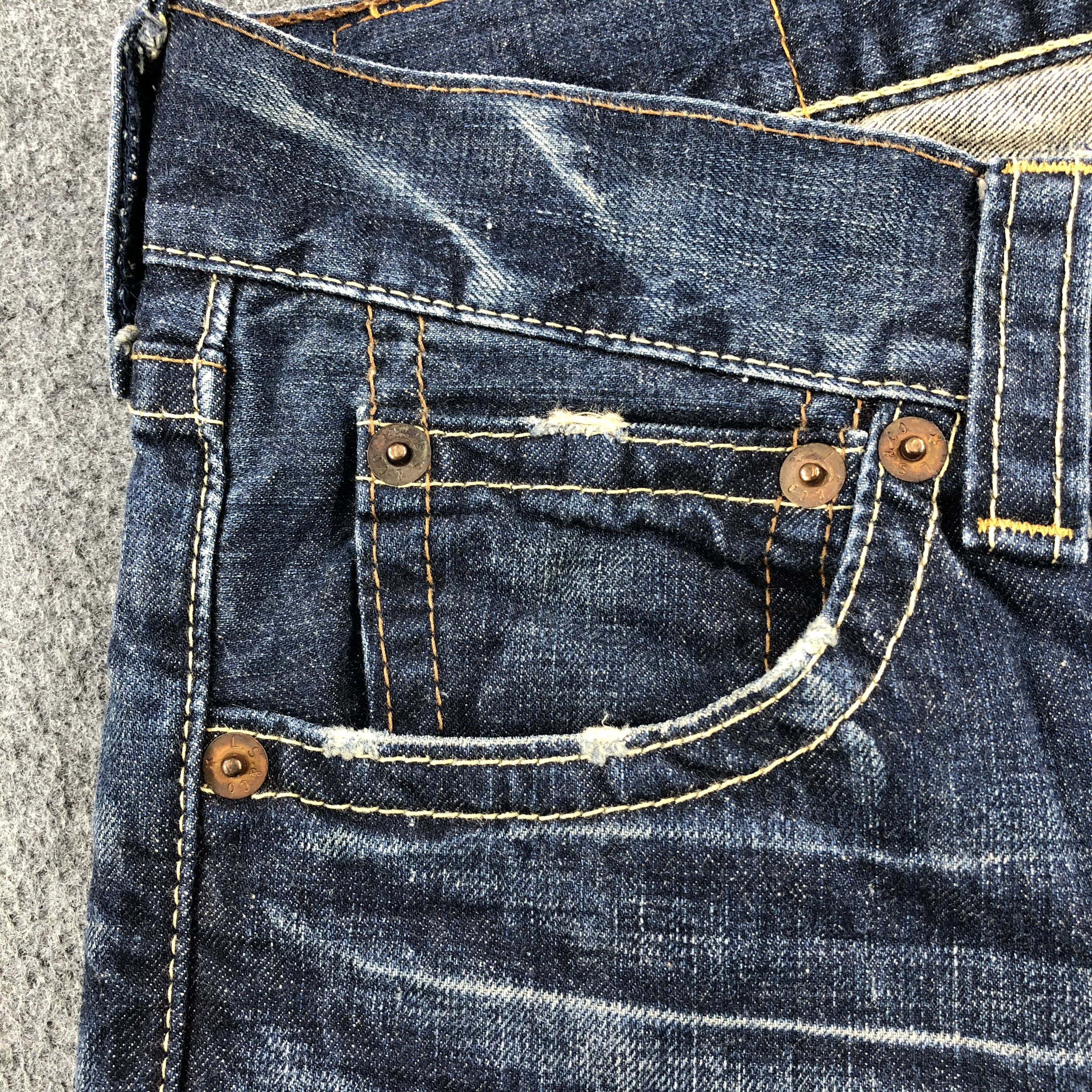 Levi's Vintage 90s Blue Wash Levis 502 Jeans-J1865 Size US 36 / EU 52 - 9 Thumbnail