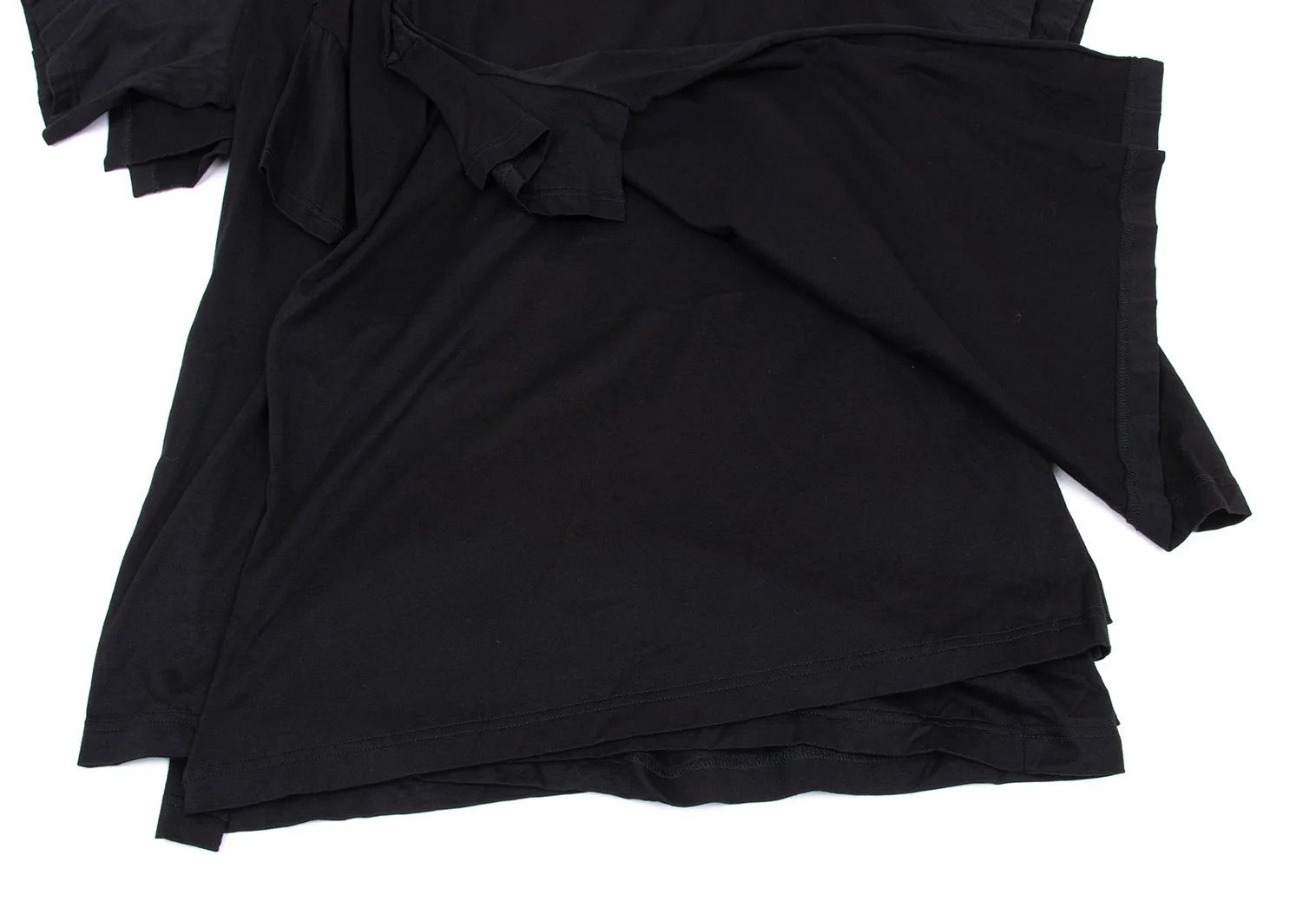 Yohji Yamamoto Yohji Yamamoto Cotton Triple Layered T-Shirt Black 2 Size US M / EU 48-50 / 2 - 8 Thumbnail