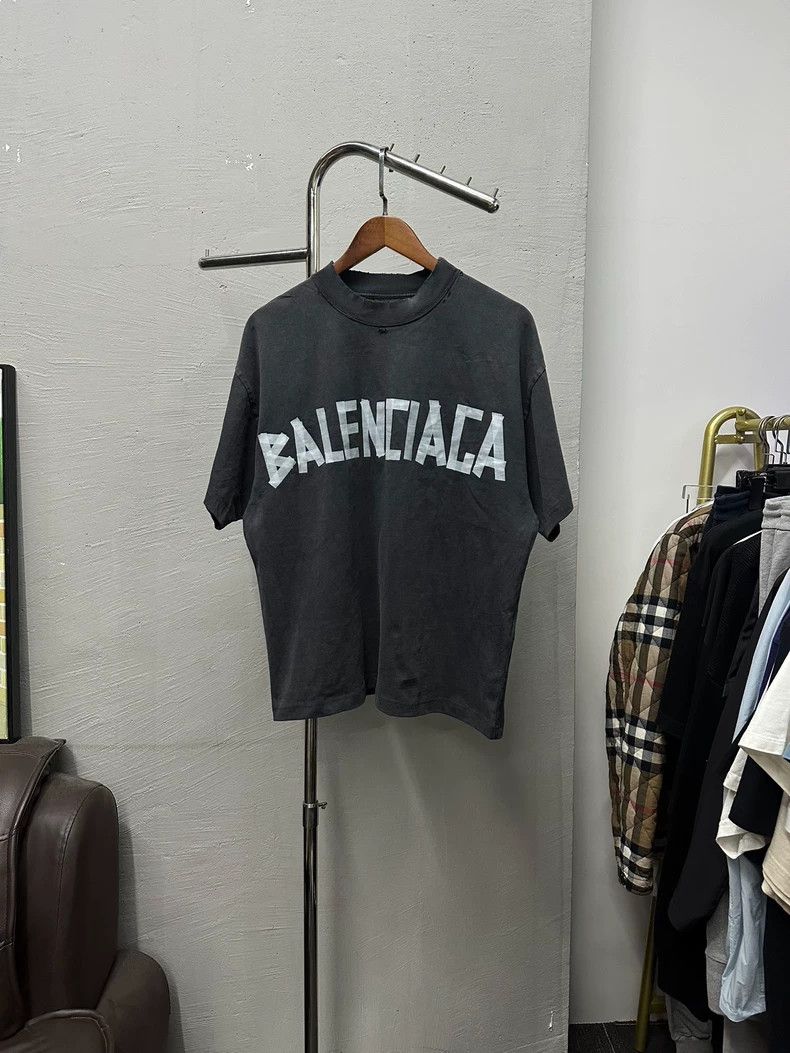 Balenciaga Balenciaga Short-sleeved adhesive tape short-sleeved washi Size US XS / EU 42 / 0 - 1 Thumbnail
