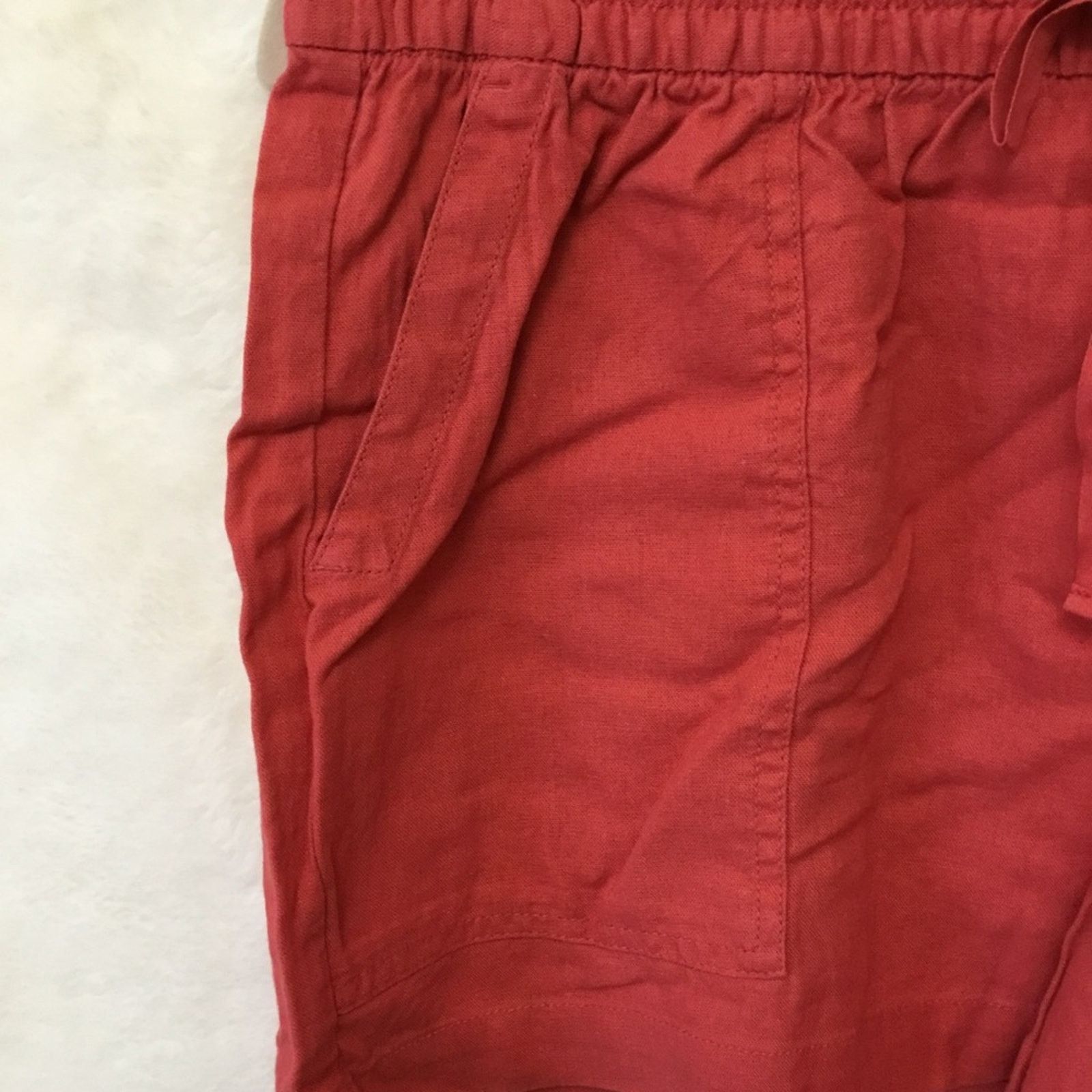 Gap GAP Factory Orange Desert Flower Pull-On Utility Shorts Size 32" / US 10 / IT 46 - 7 Thumbnail