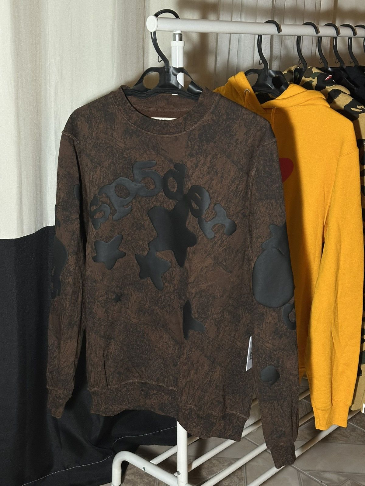 Sp5der Brown Spyder Crewneck Medium Size US M / EU 48-50 / 2 - 1 Thumbnail