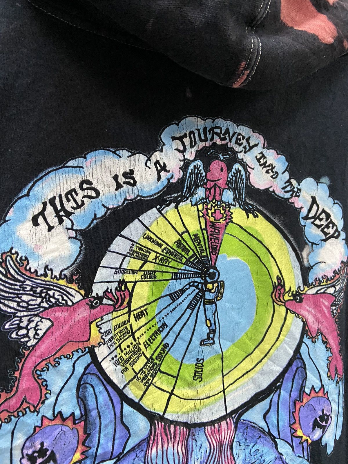 Independent Trading Co. PINK + DOLPHIN THIS IS A JOURNEY INTO THE DEEP HOODIE Size US XXL / EU 58 / 5 - 8 Thumbnail