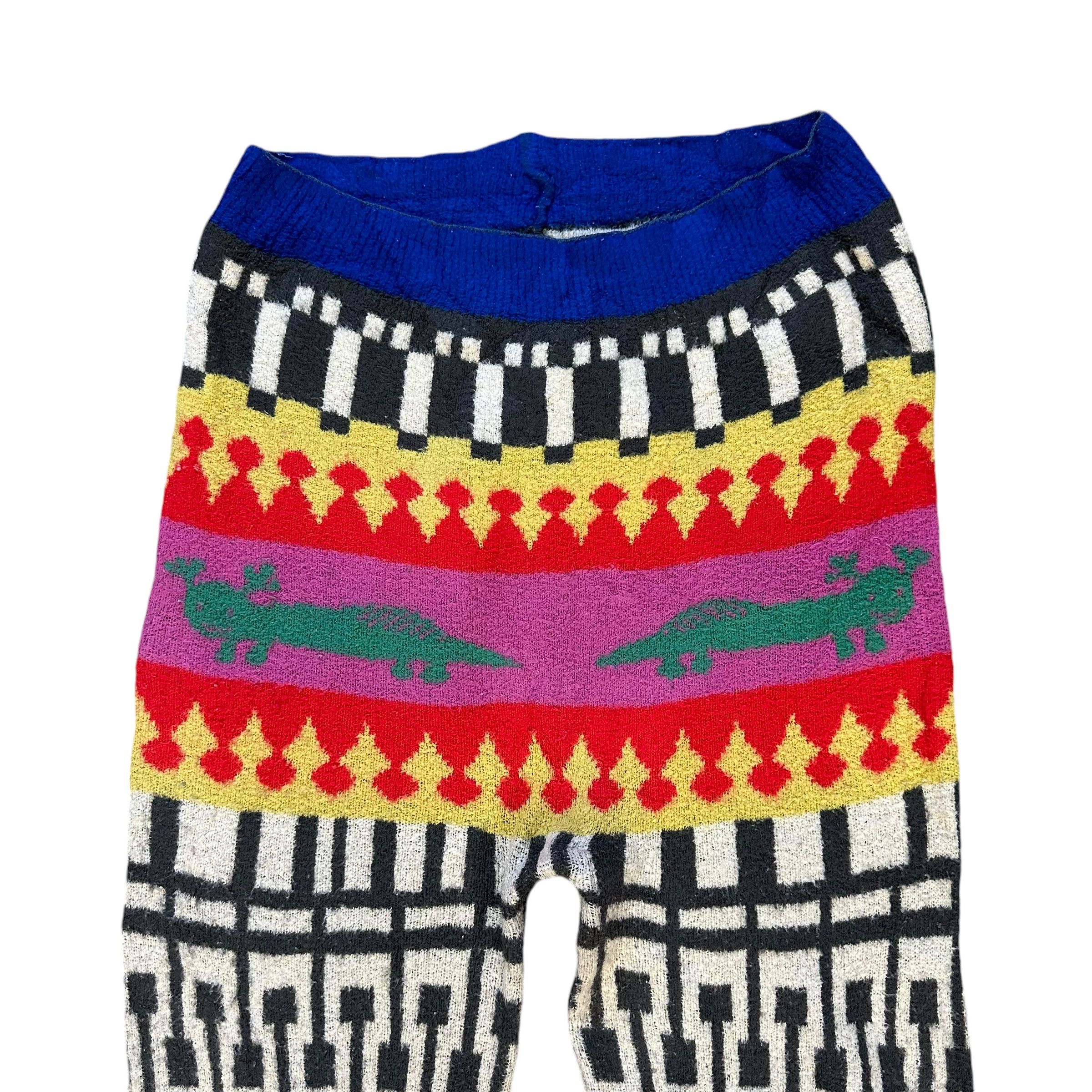 Tsumori Chisato TSUMORI CHISATO Motif Design Acrylic Elastic Pants #A61-1410 Size 25" / US 0 / IT 36 - 2 Thumbnail