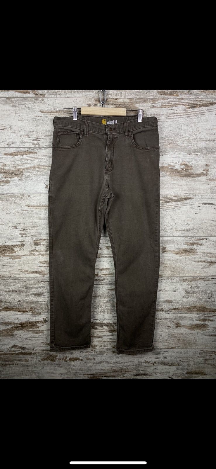 Carhartt Mens Vintage Carhartt Workwear Cargo Jeans Pants Size US 32 / EU 48 - 2 Thumbnail